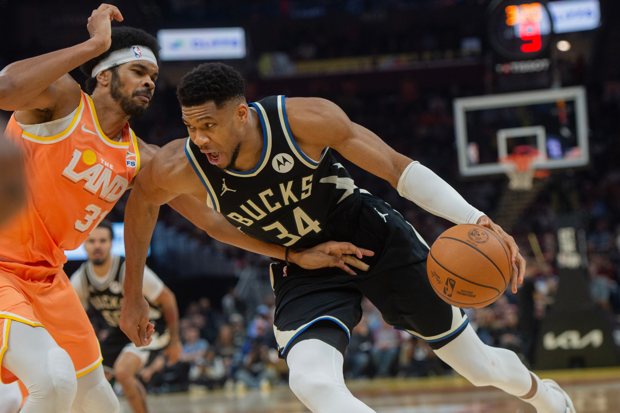 Milwaukee Bucks star Giannis Antetokounmpo injured his groin against the Cleveland Cavaliers