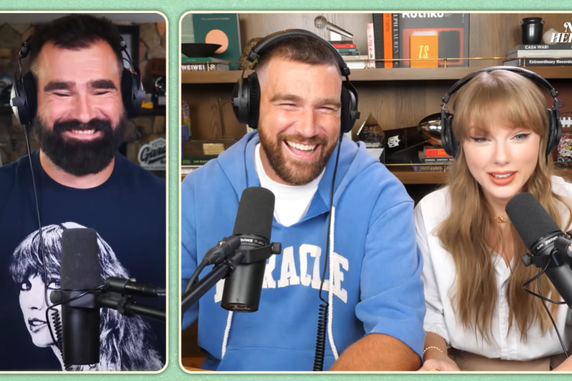 Travis Kelce describes Taylor Swift as magical after the success of her episode on New Heights