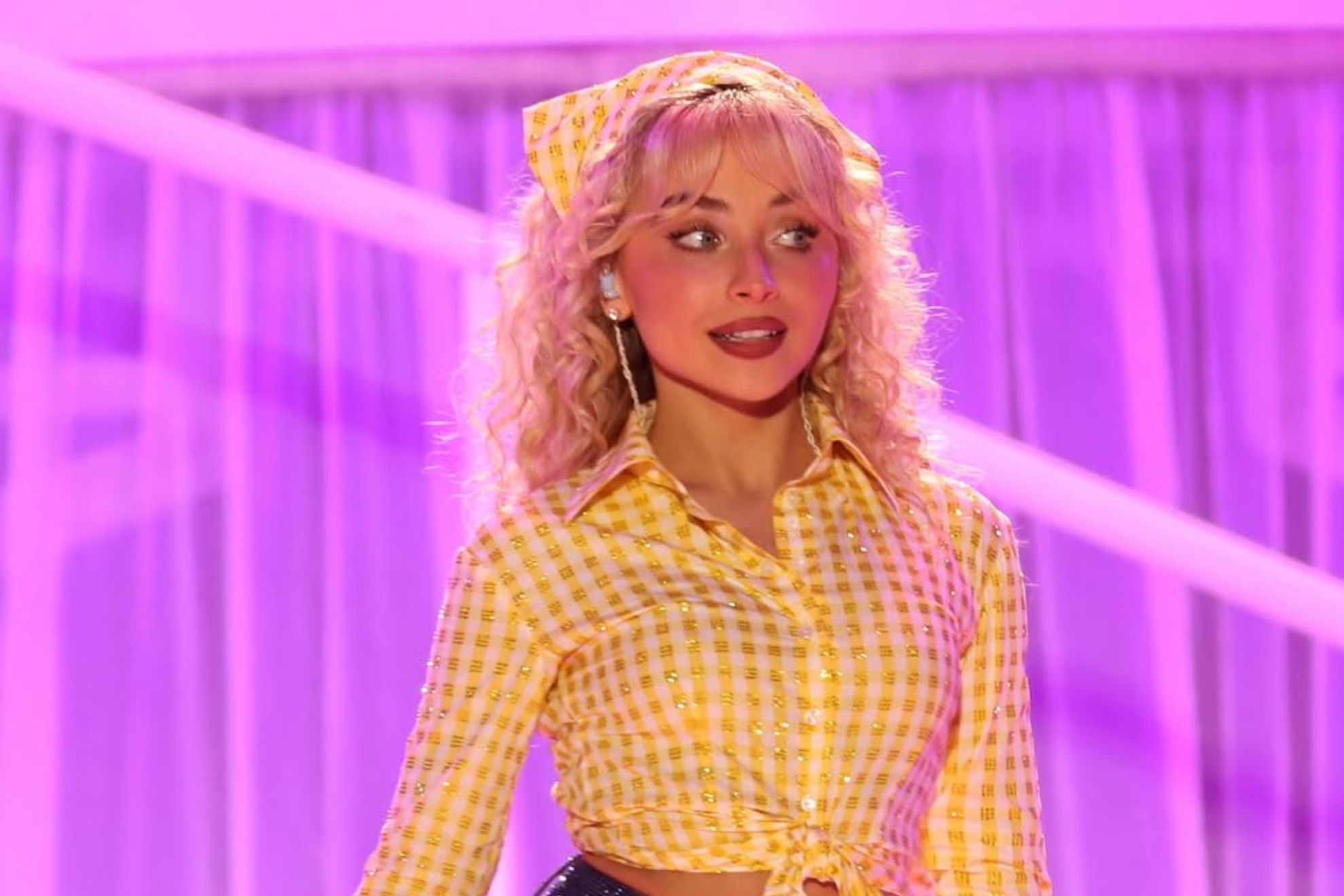 Sabrina Carpenter hit a fan accidentally with a flying object after reacting in frustration on stage