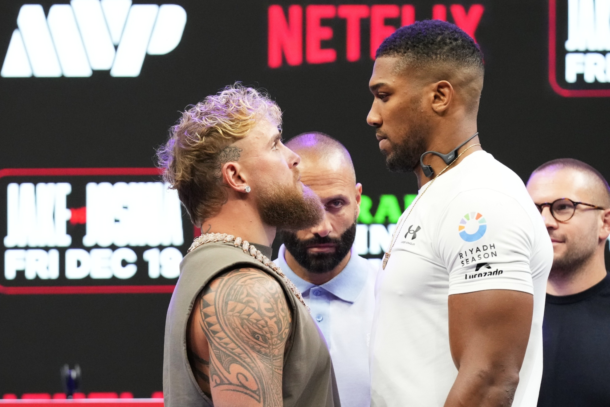 Anthony Joshua vs. Jake Paul Confirmed for a December 19 showdown.