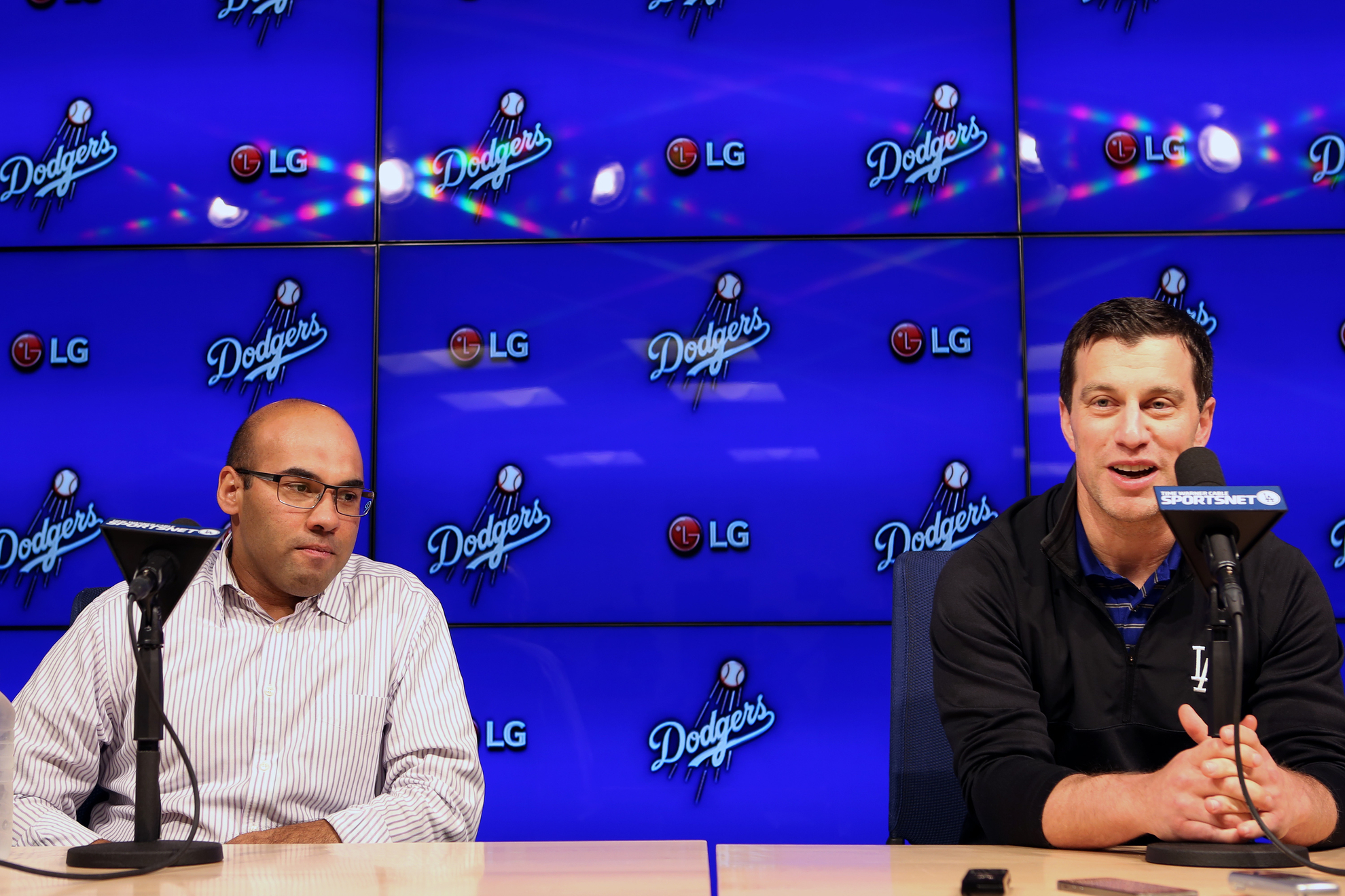 Farhan Zaidi and Andrew Friedman