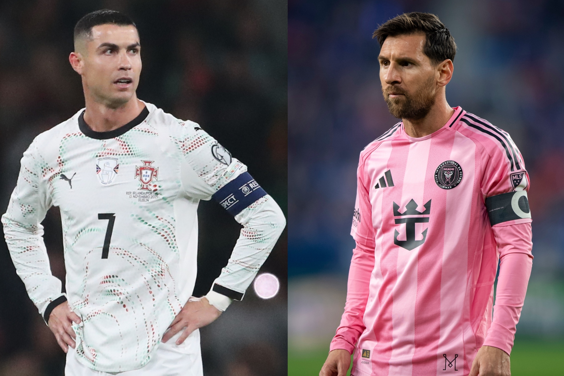 Cristiano Ronaldo and Leo Messi