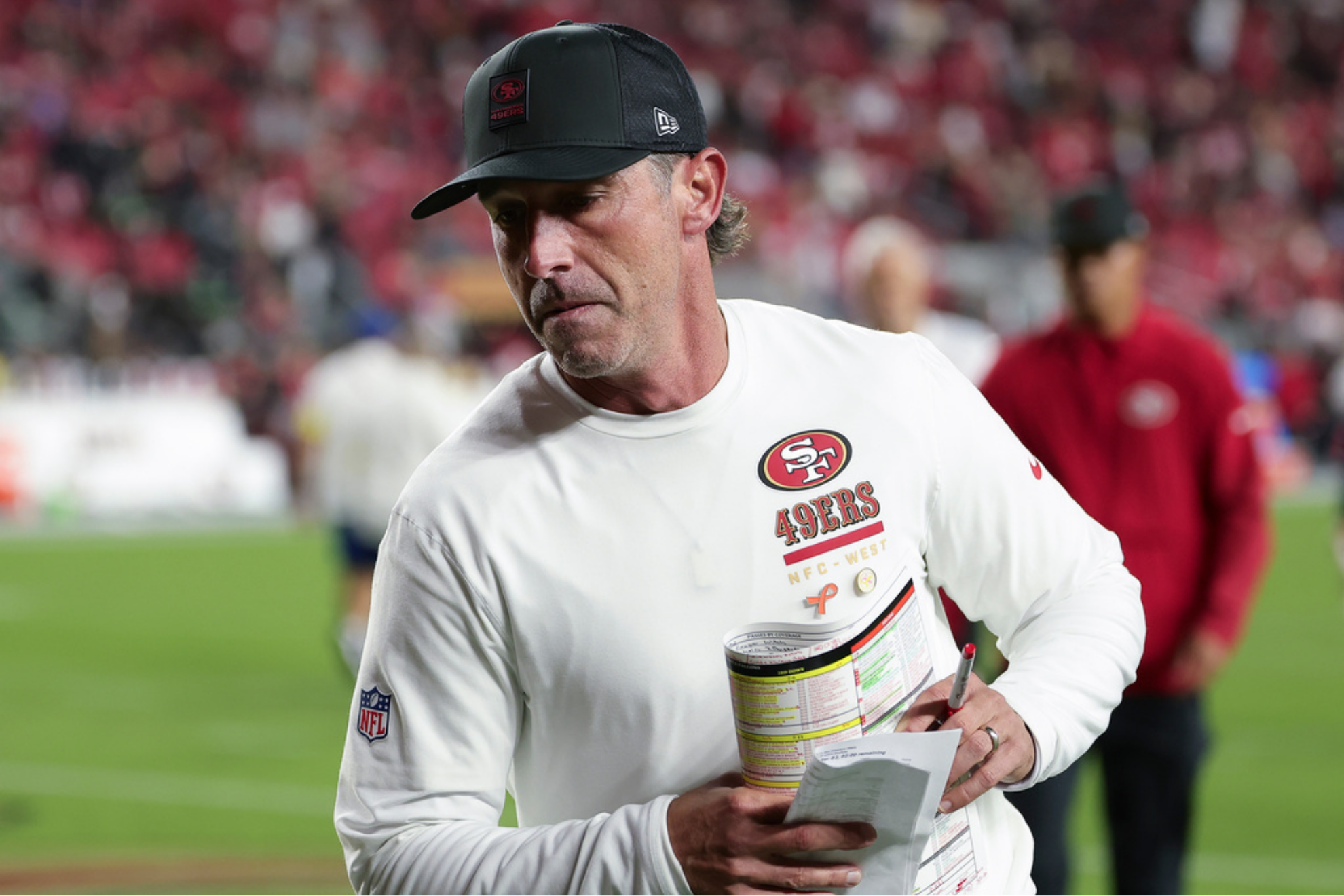 San Francisco 49ers head coach Kyle Shanahan