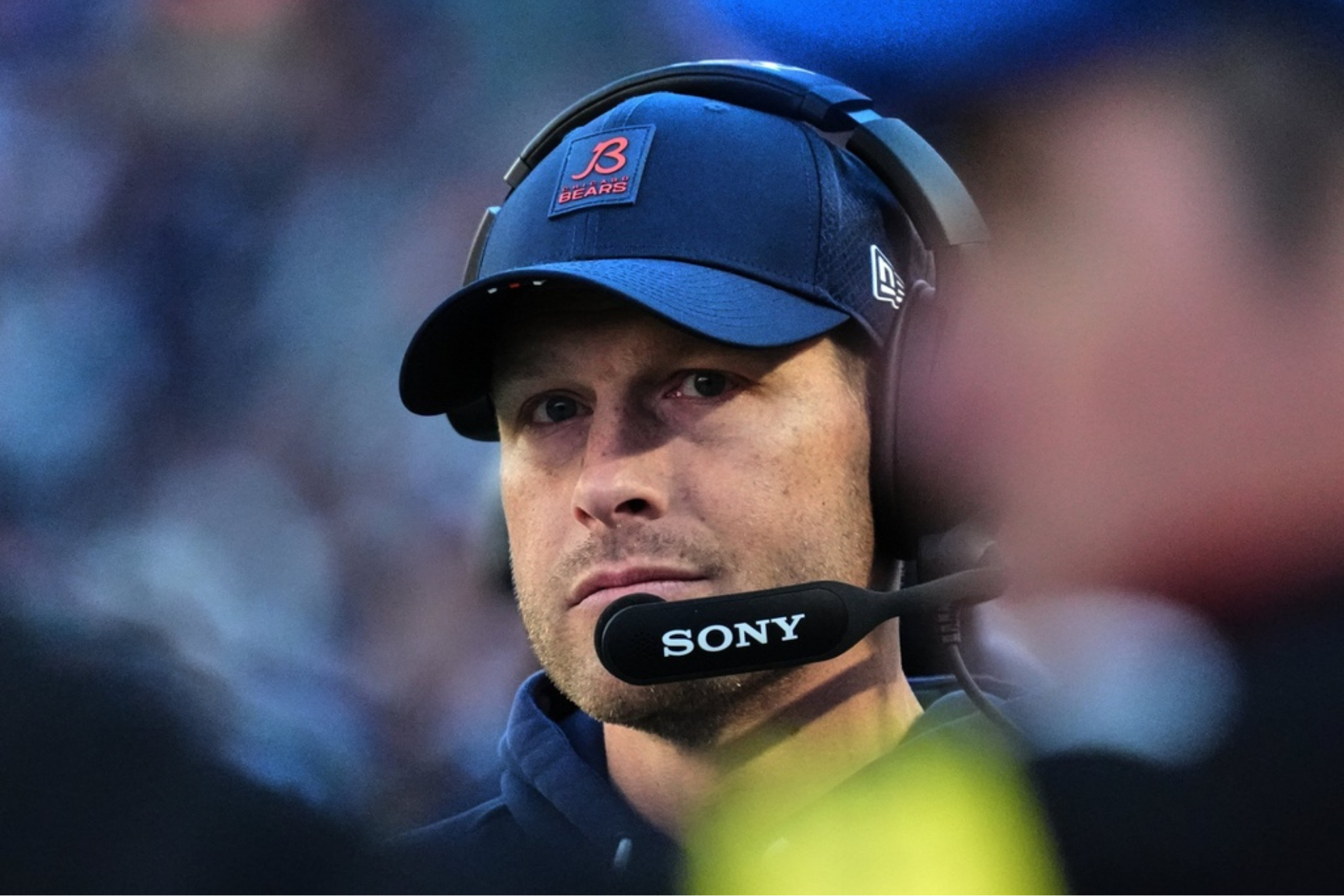 Chicago Bears head coach Ben Johnson