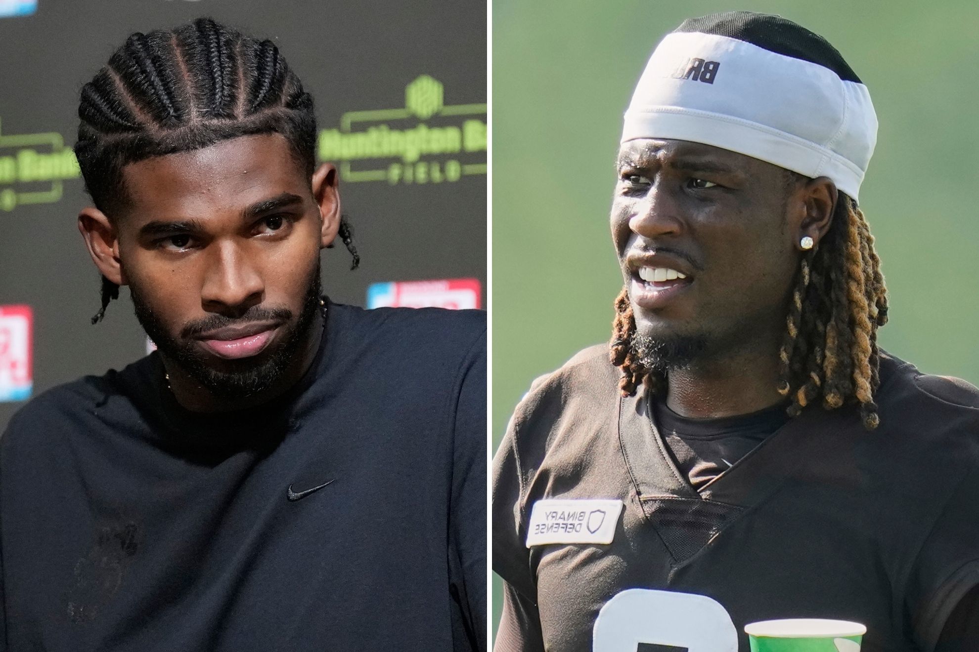 Shedeur Sanders told Jerry Jeudy to get out of his face during a sideline altercation