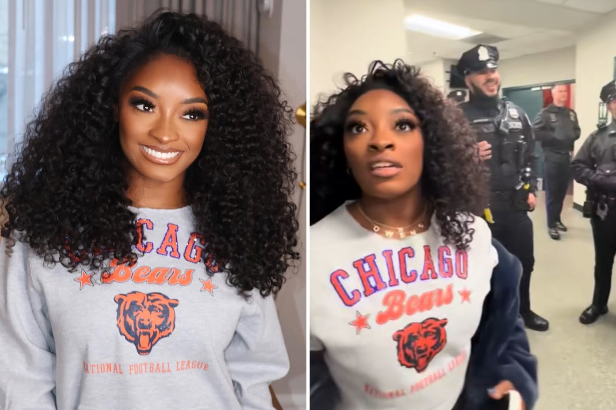 Simone Biles landed in an Eagles stadium jail cell after getting rowdy on a bus