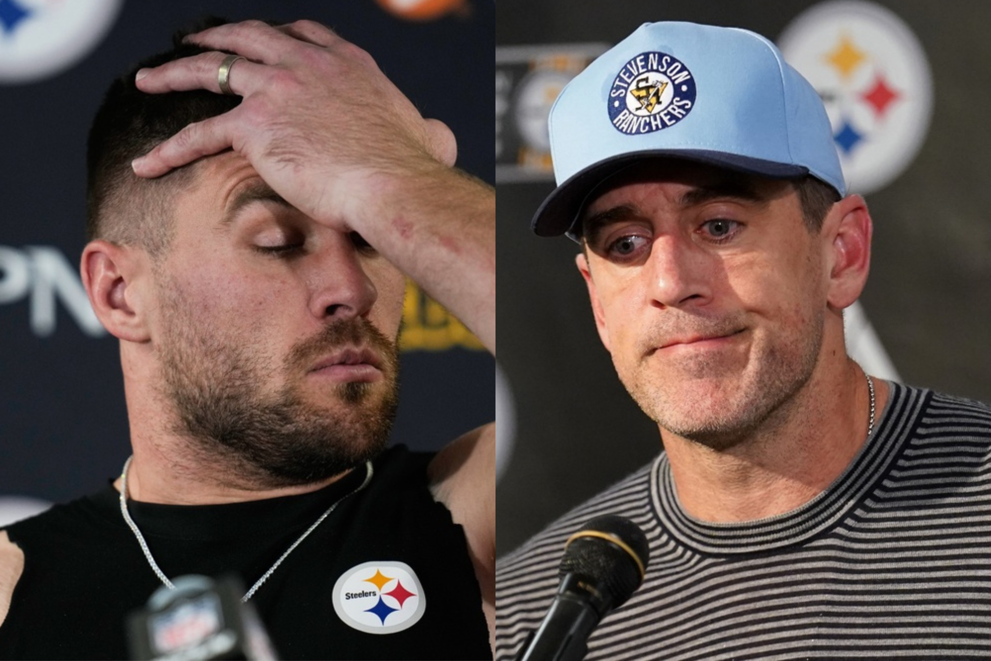 Both T.J. Watt and Aaron Rodgers dont look like their dominant selves in 2025 for the Pittsburgh Steelers.
