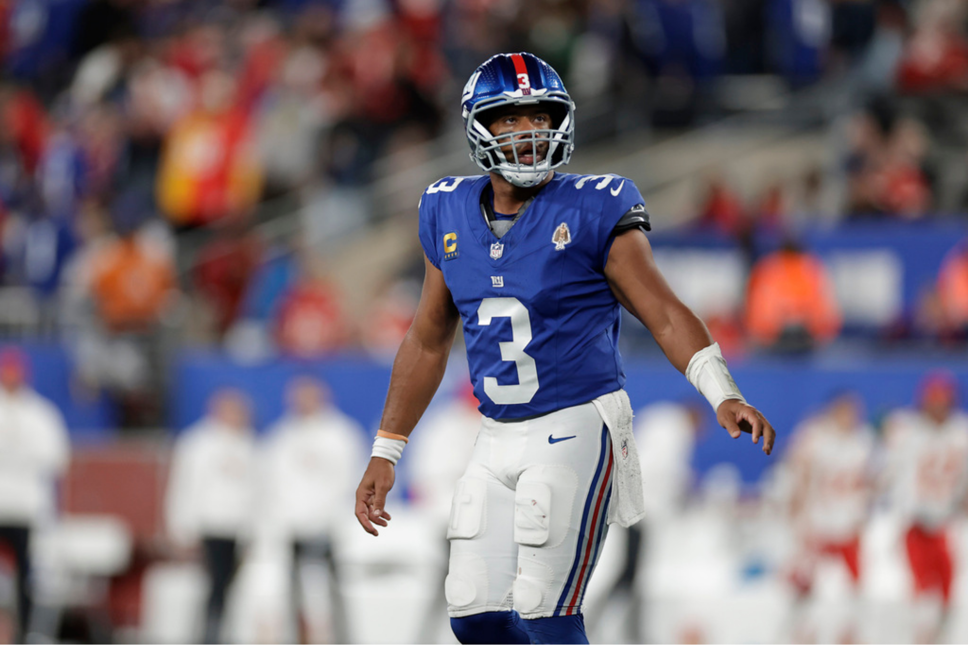New York Giants quarterback Russell Wilson