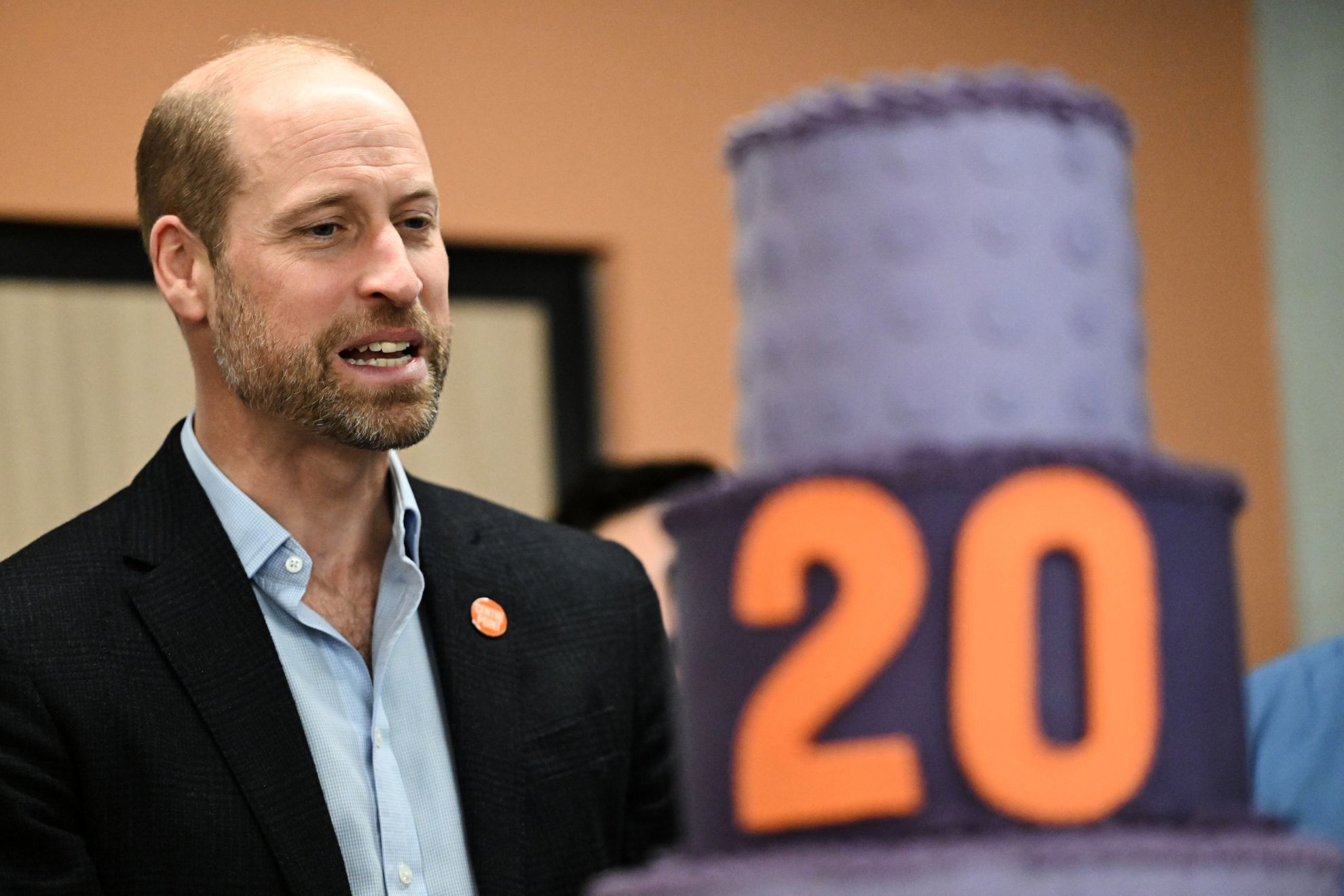 Prince William grew emotional as workers thanked him for his years of service at a charity event