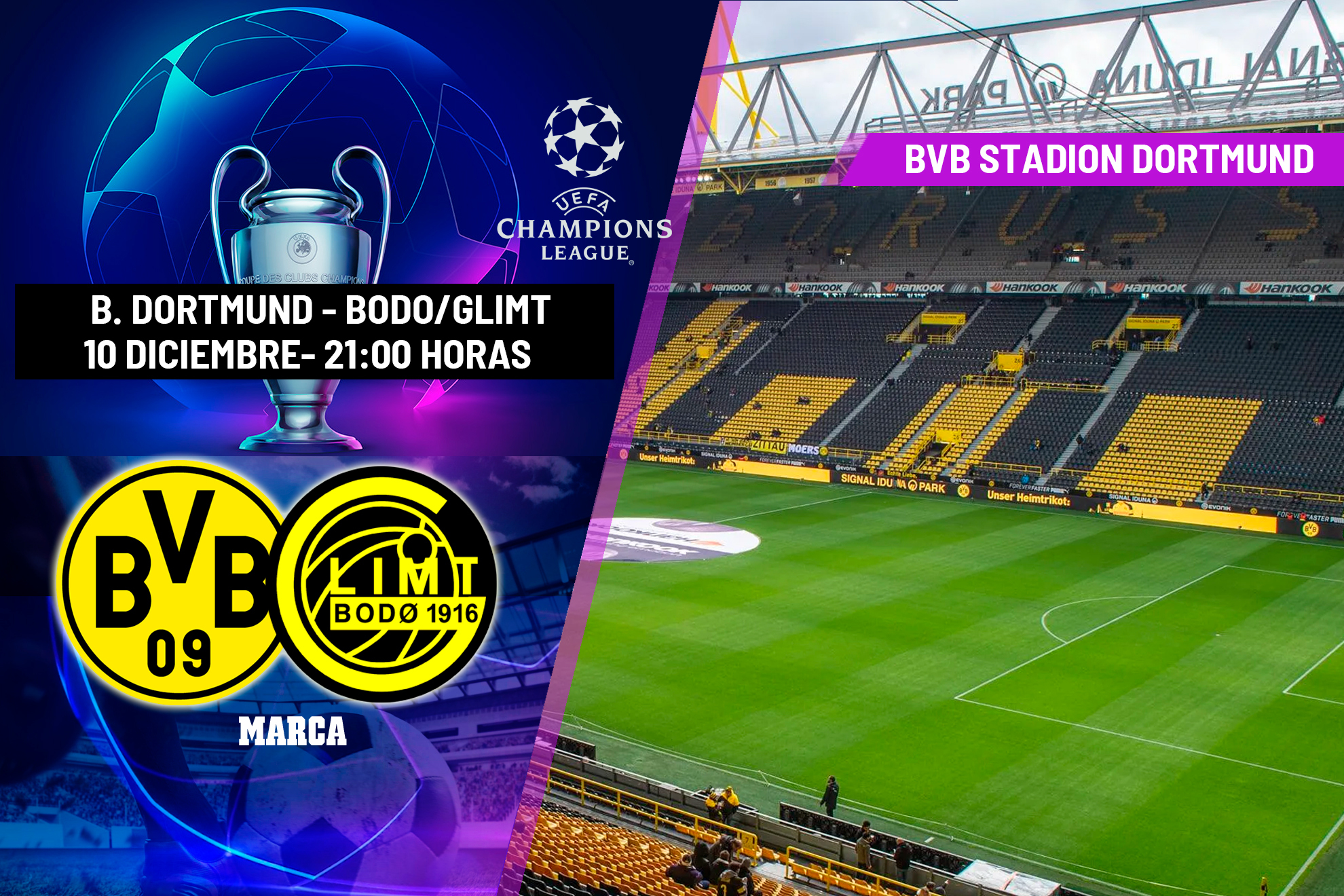 Borussia Dortmund - Bodø/Glimt en directo