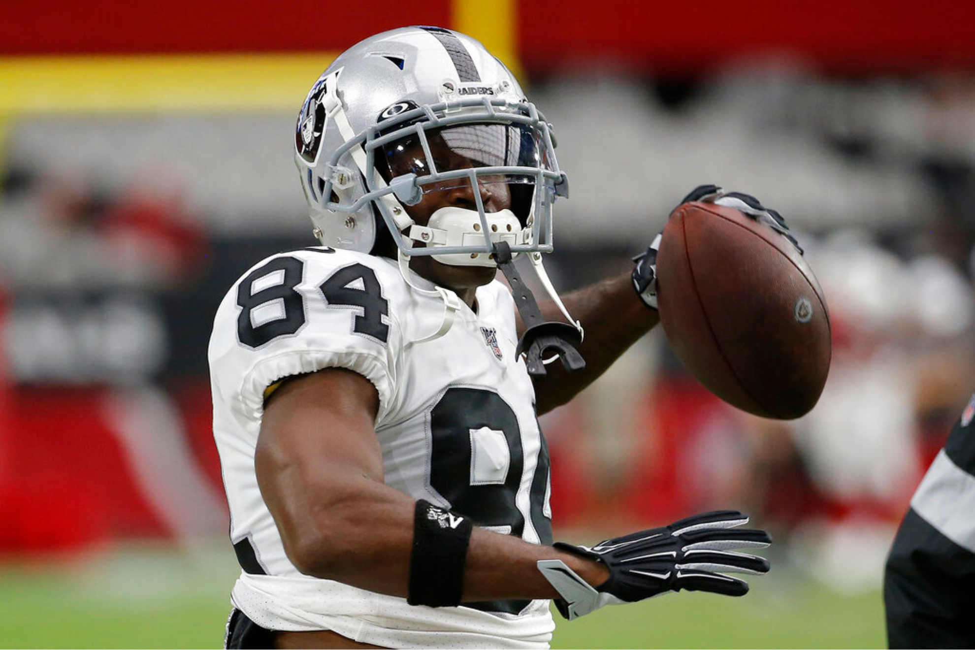 Former Oakland Raiders wide receiver Antonio Brown