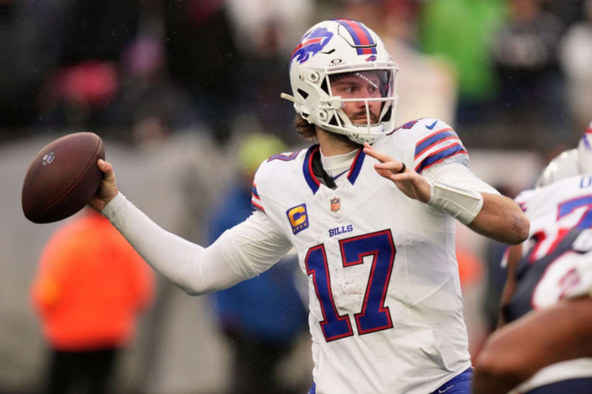 Allen later clarified in a postgame interview that it's simply part of his standard routine