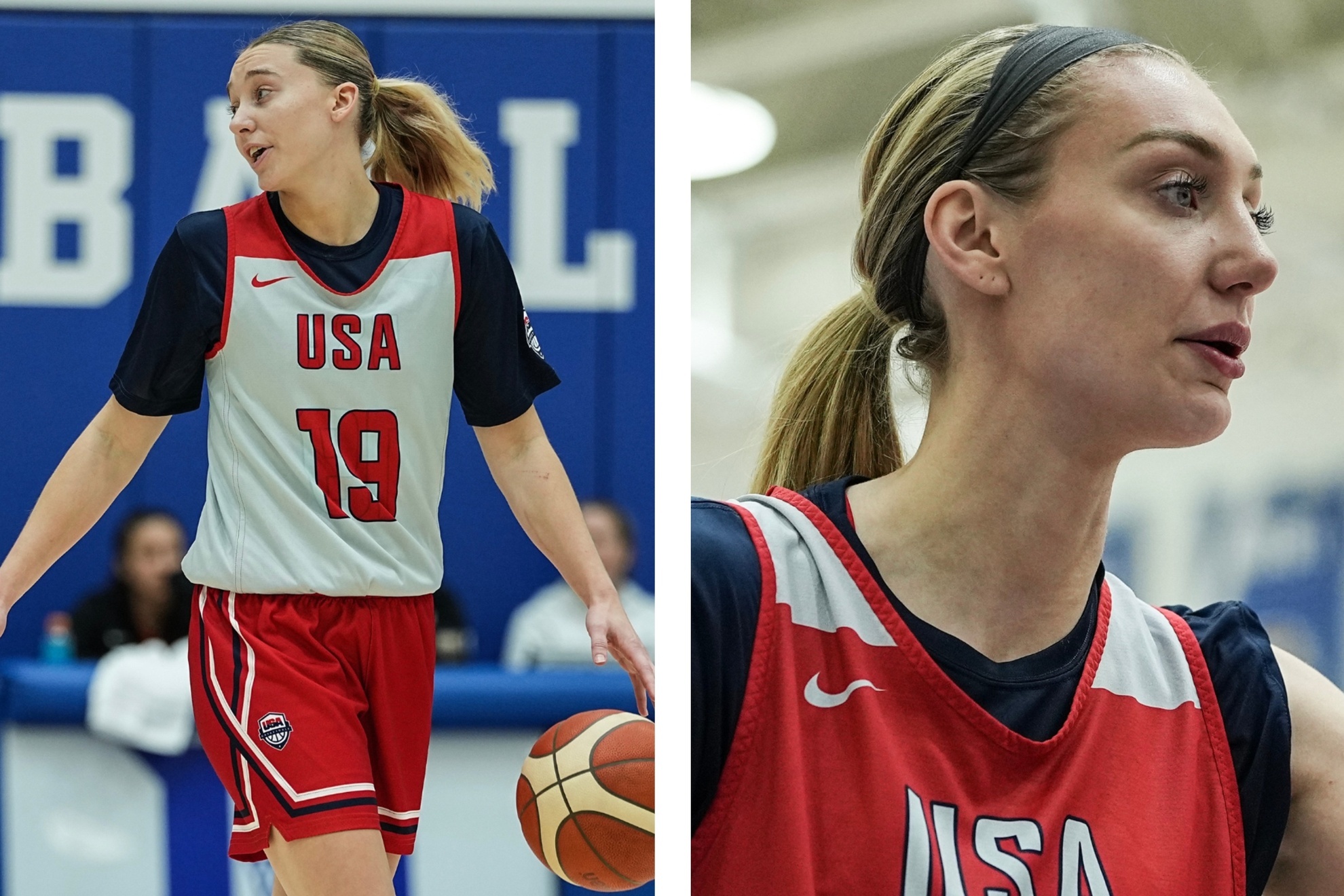 Paige Bueckers and Cameron Brink