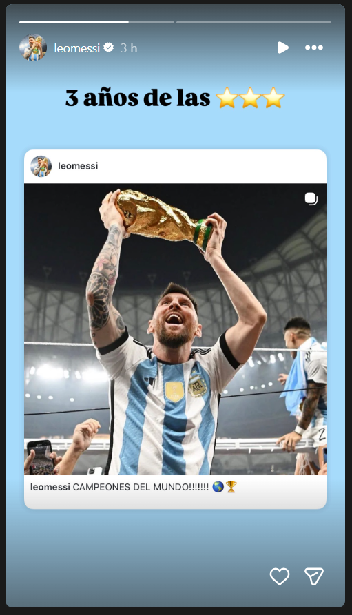 @Leo Messi Instagram
