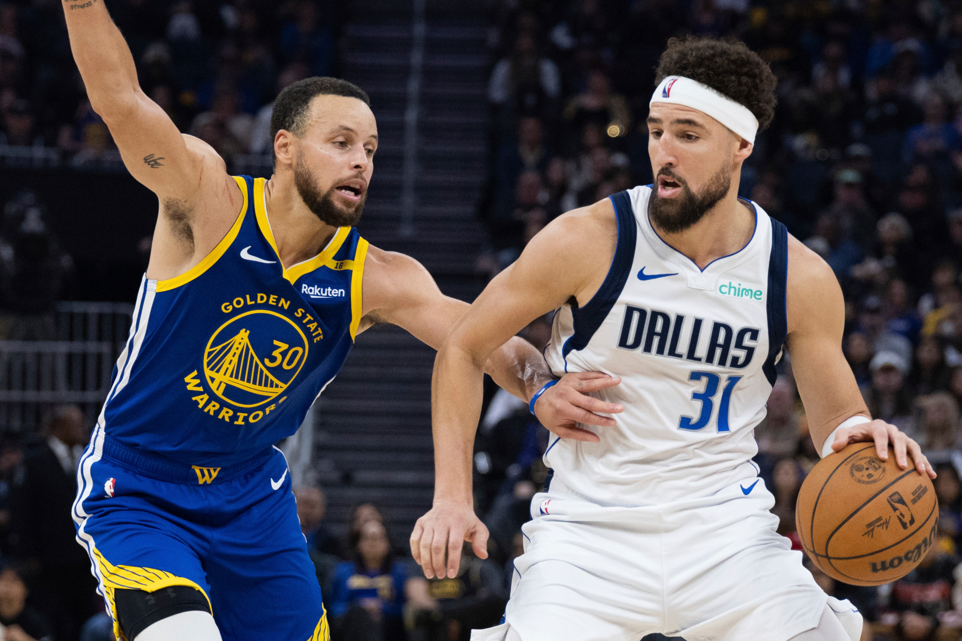 Steph Curry breaks silence on Klay Thompson reunion as Warriors stumble