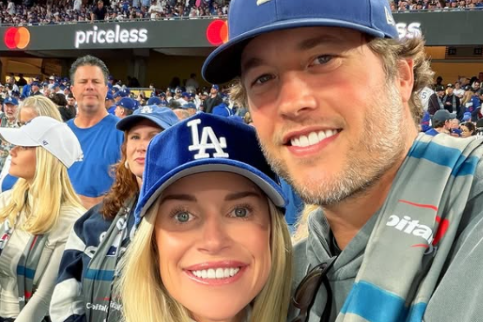 Kelly & Matthew Stafford | Instagram/kbstafford89