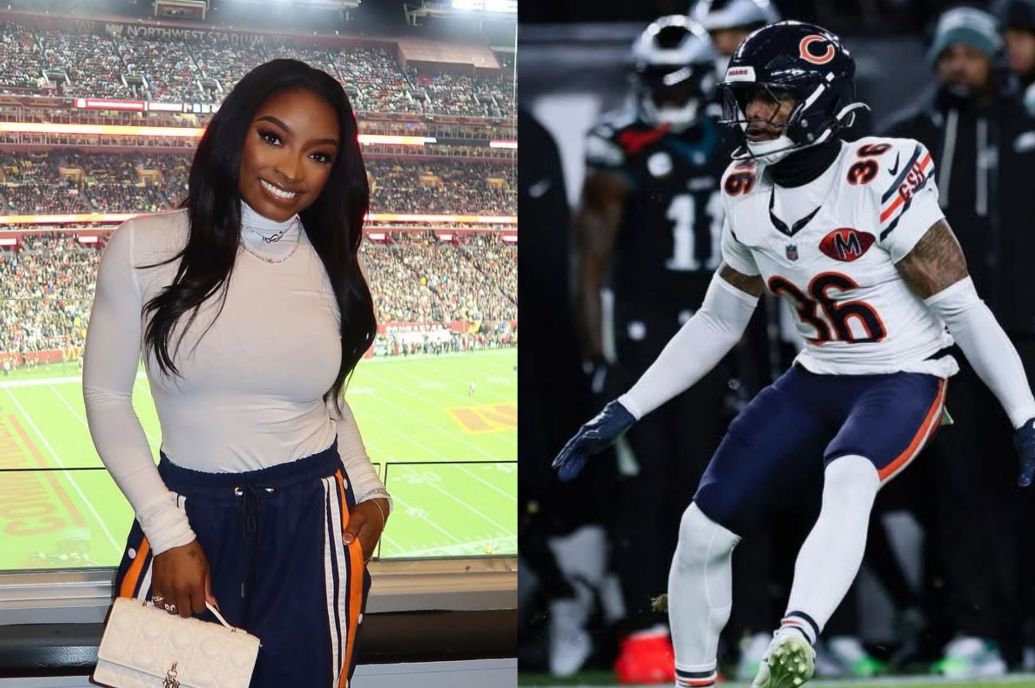 Simone Biles shares a special moment