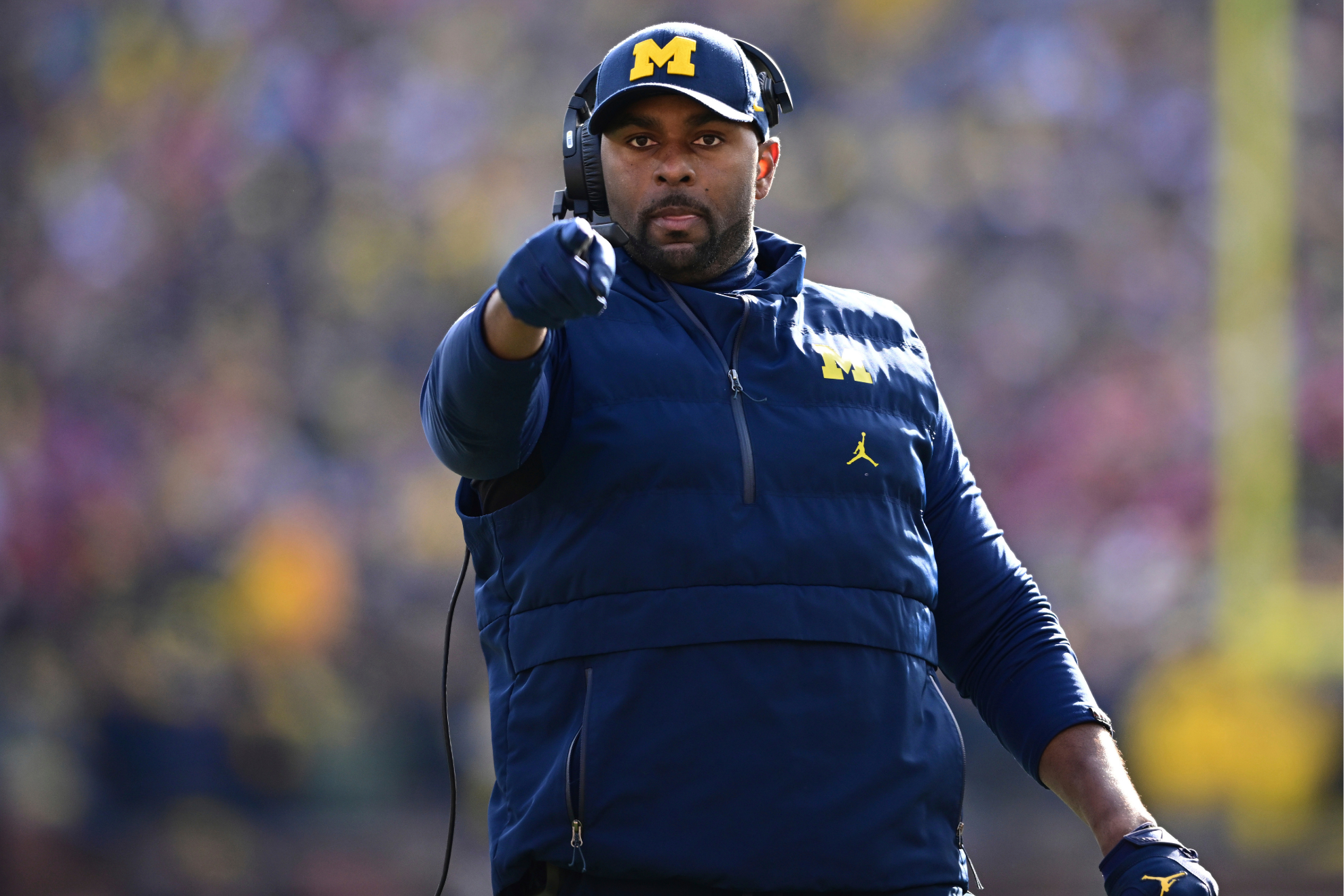 Former Michigan acting head coach Sherrone Moore
