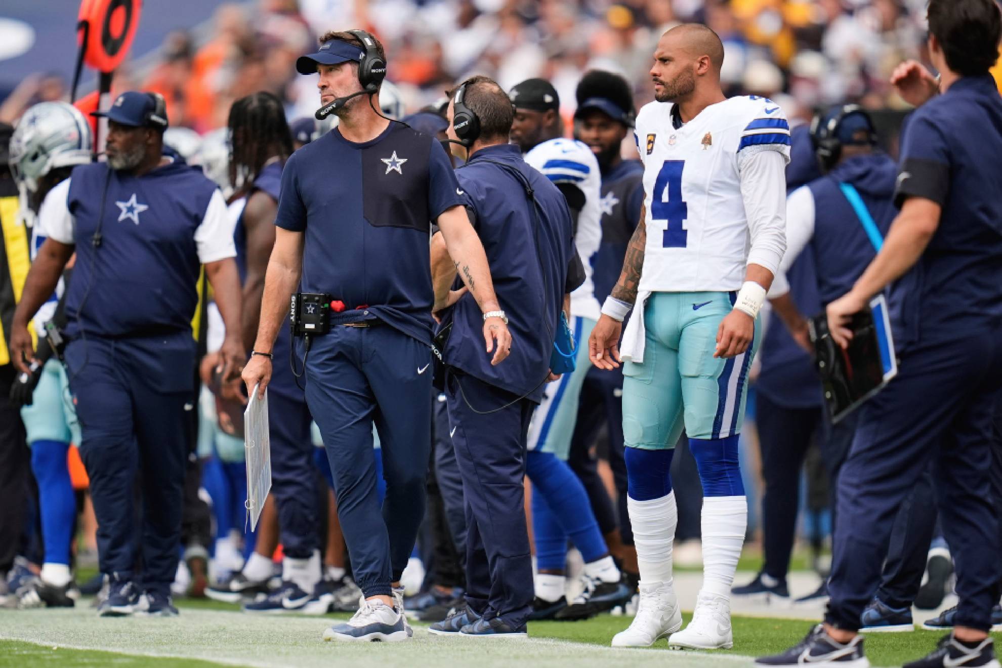 Dak Prescott & Brian Schottenheimer