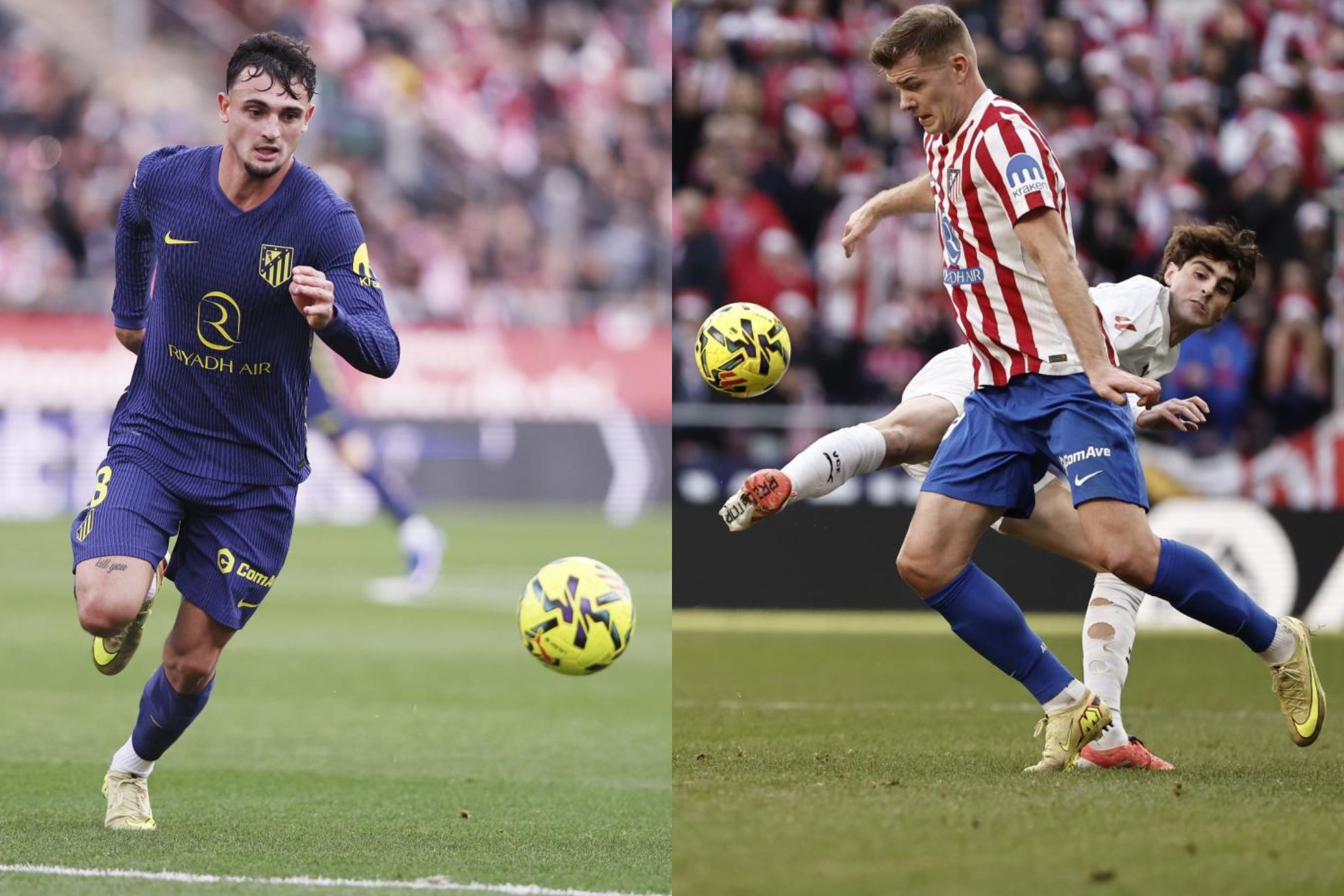 Pubill y Sorloth en partidos con el Atl�tico.