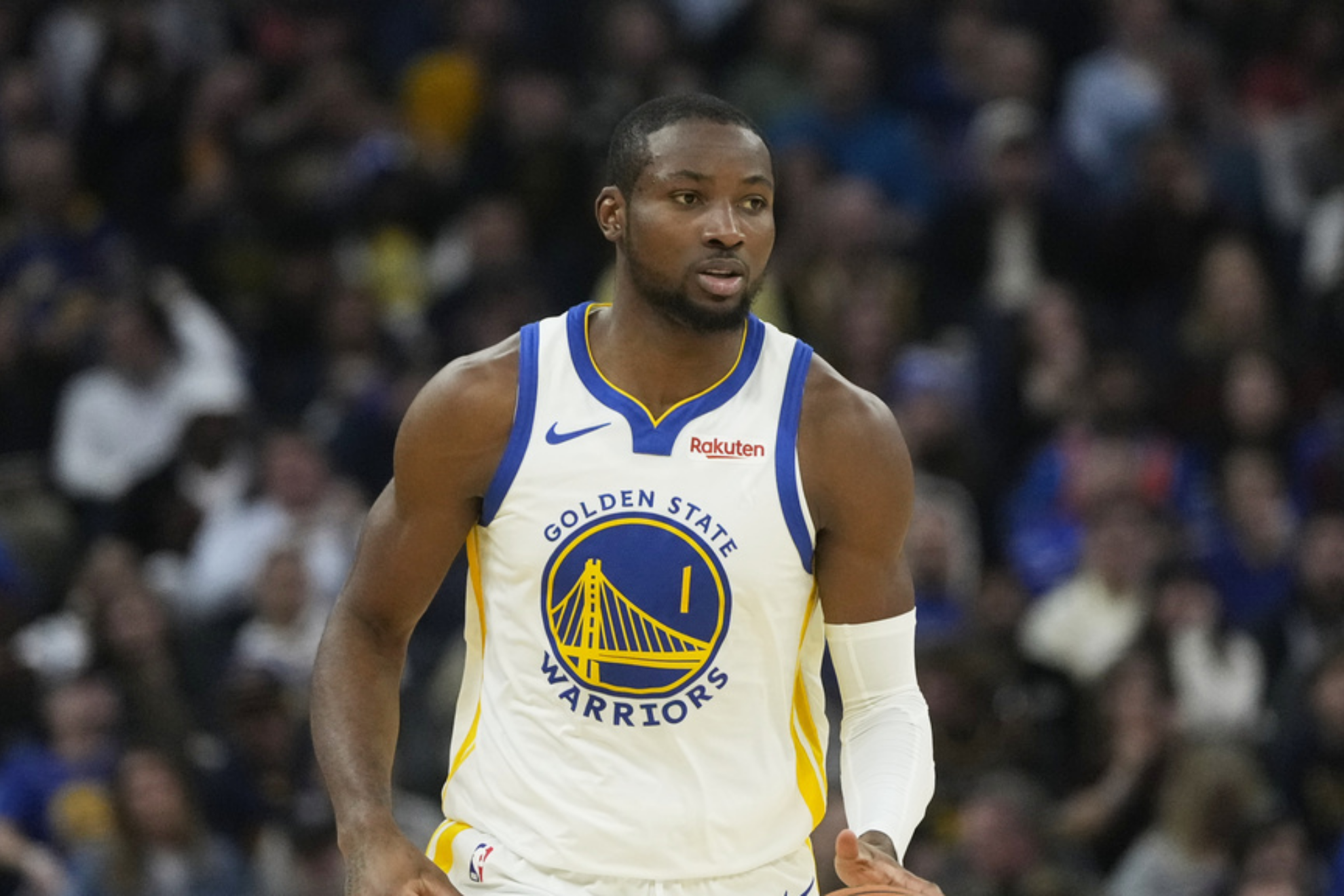 Golden State Warriors forward Jonathan Kuminga