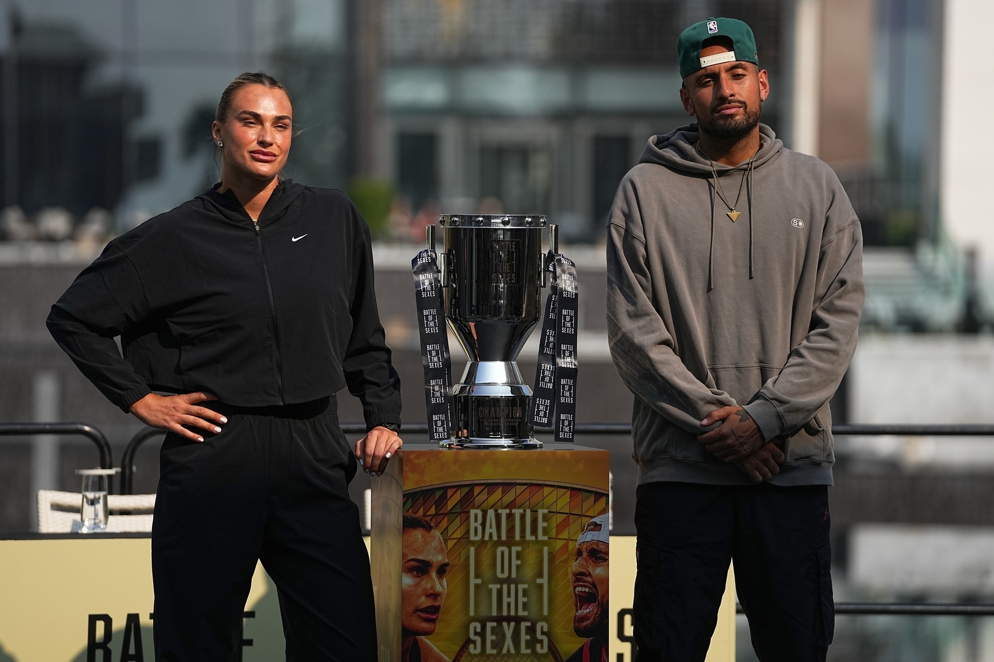 Aryna Sabalenka and Nick Kyrgios