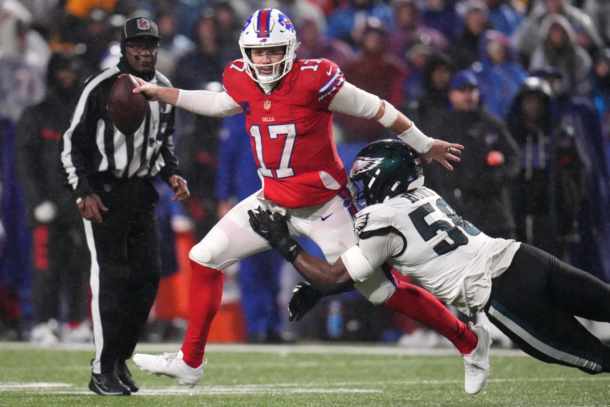 Josh Allen aims to play as Buffalo prepares to say goodbye to Highmark Stadium in Week 18.