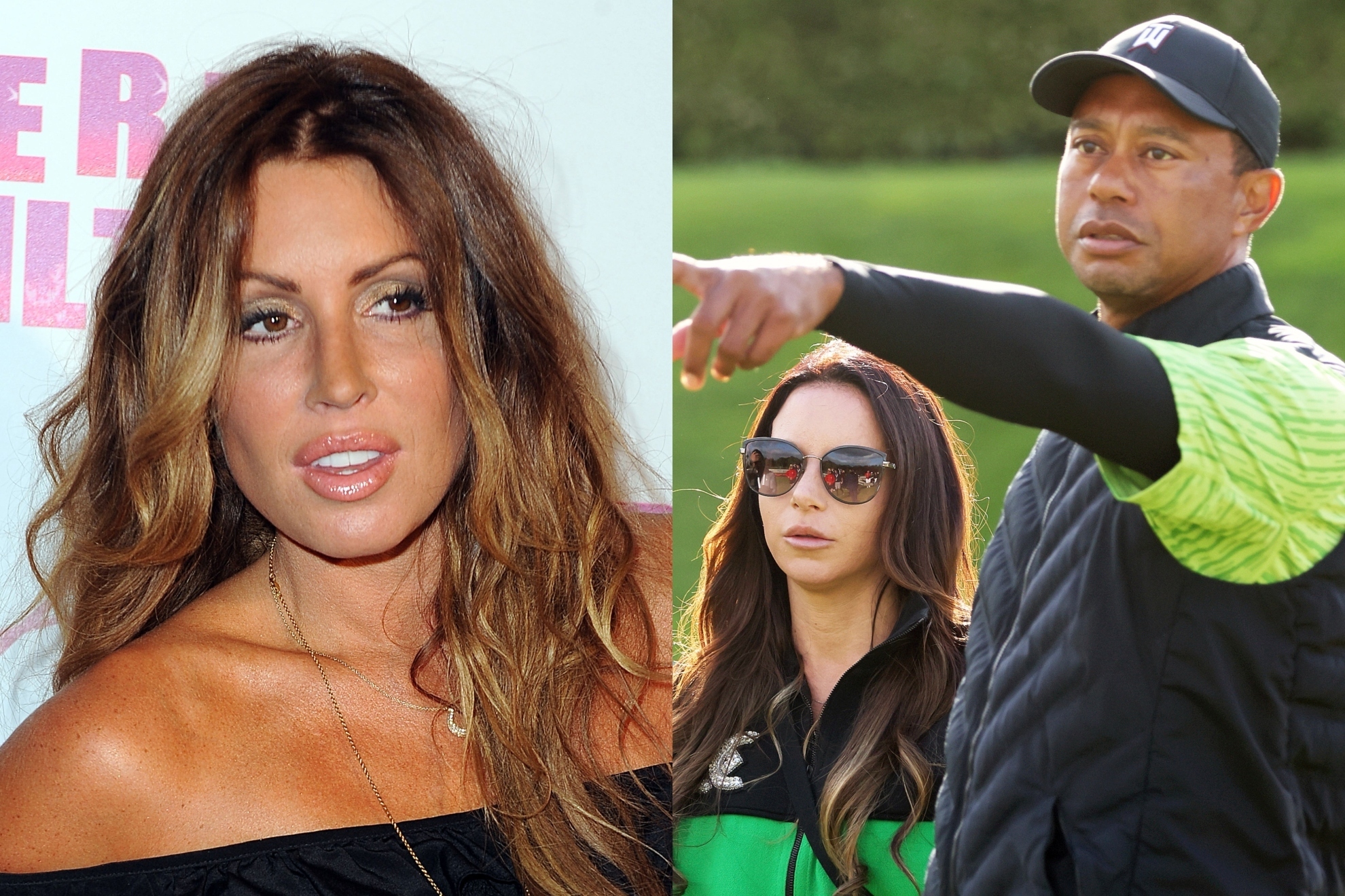 Rachel Uchitel and Tiger Woods