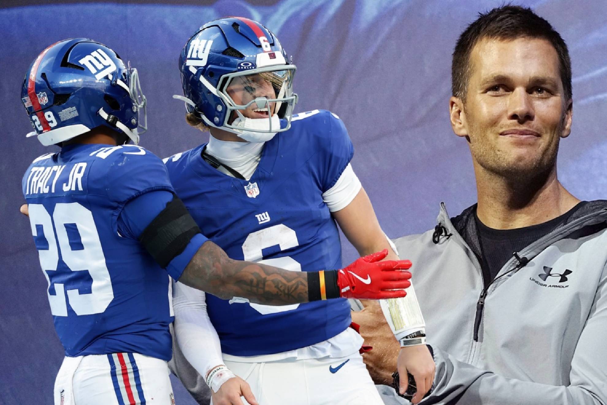 Jaxson Dart & Tom Brady