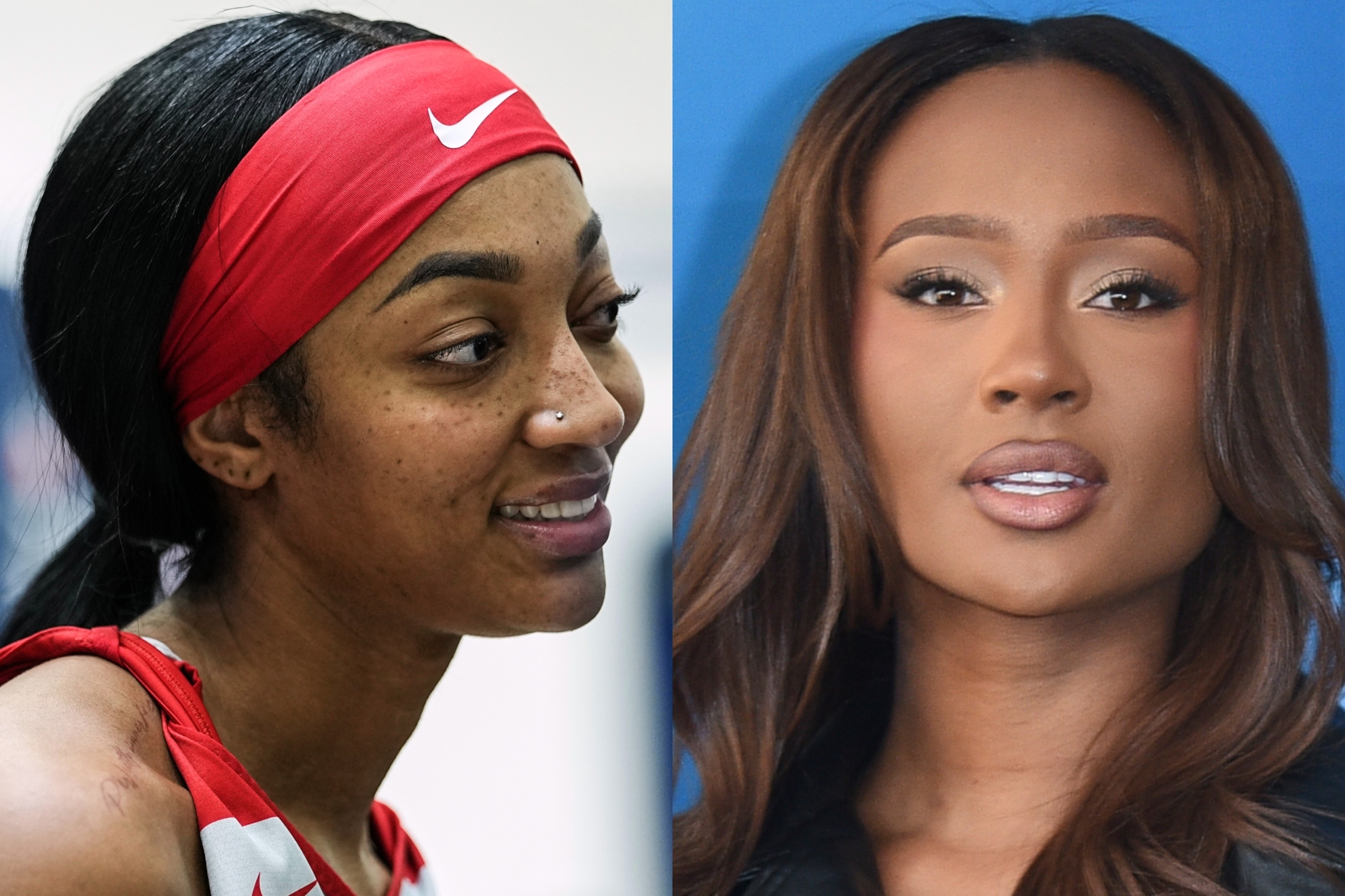 Angel Reese lights up social media reacting to Kayla Nicoles NYE glam