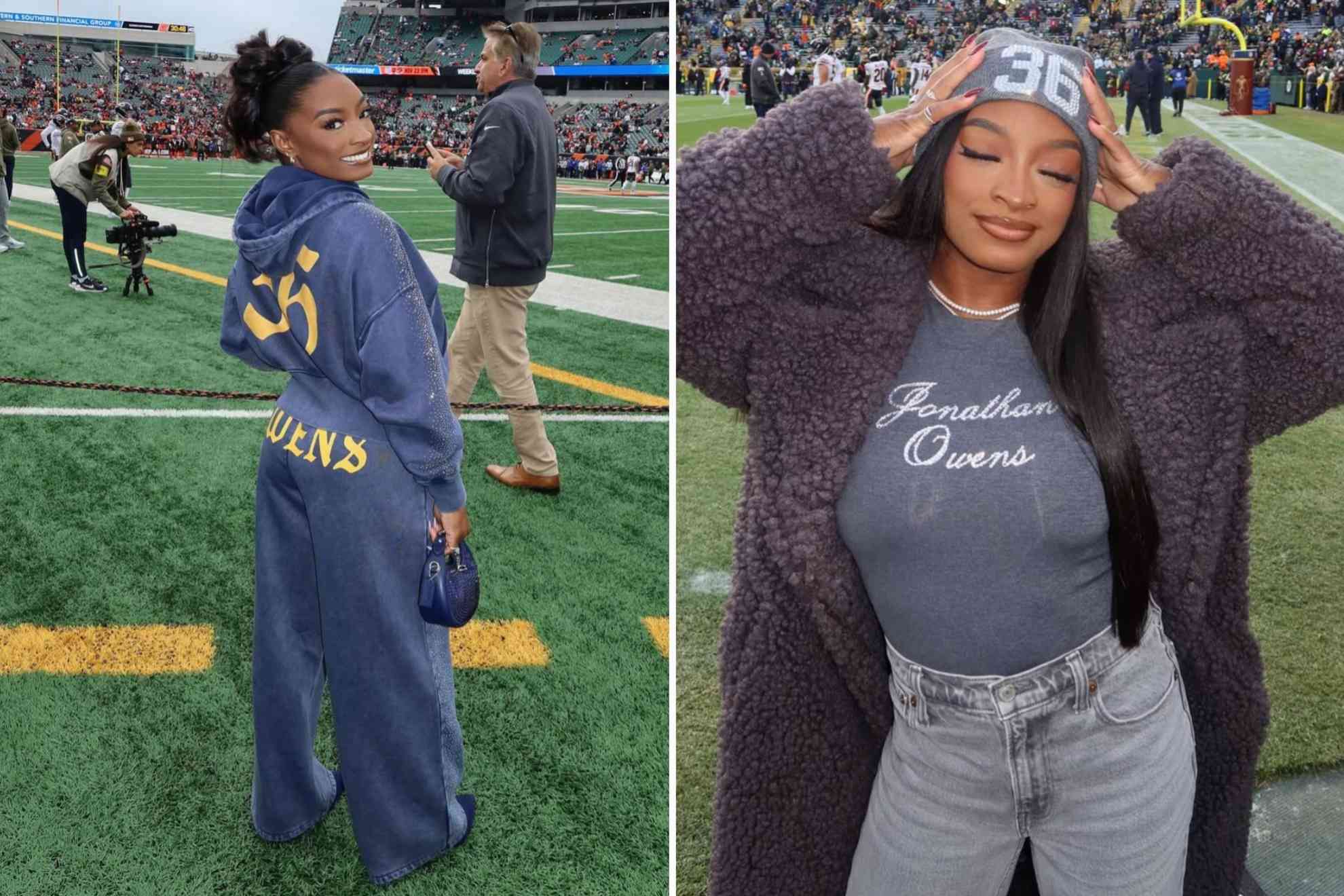 Biles  has established herself as one of the NFL's most popular and recognizable WAGs, embracing a new era