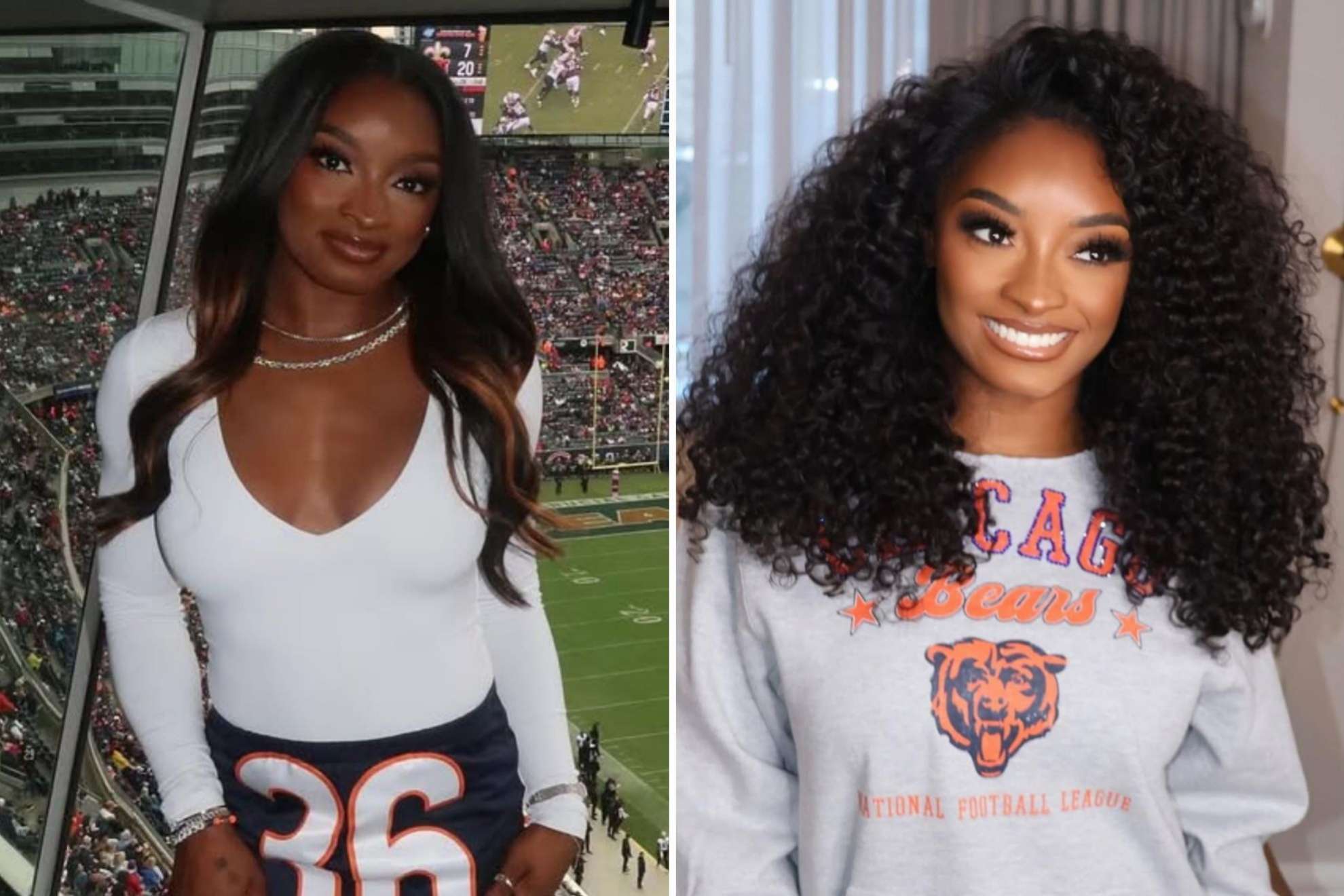 Biles hasn't missed when it comes to her game-day looks