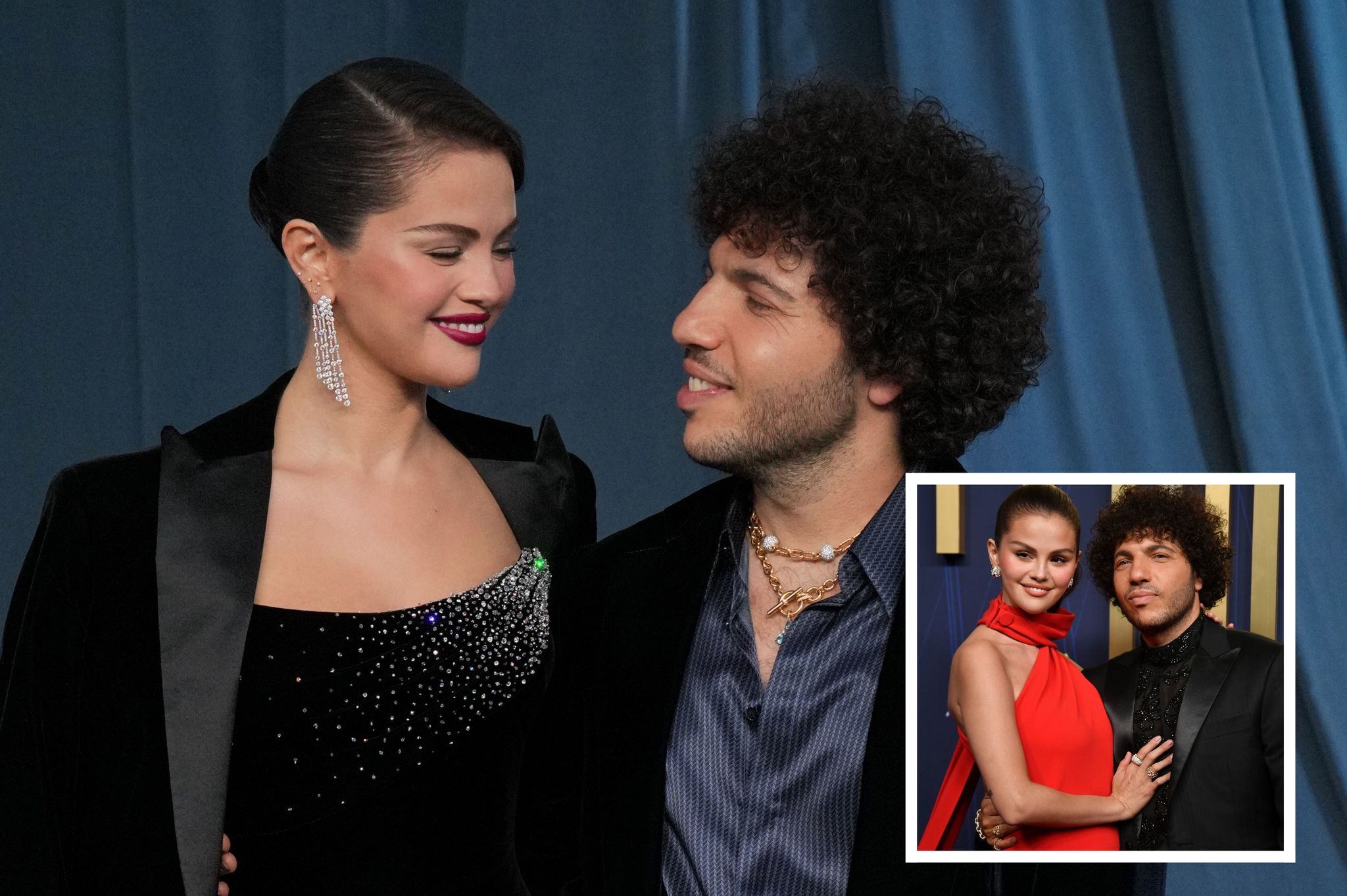 Benny Blanco shows in front of the cameras