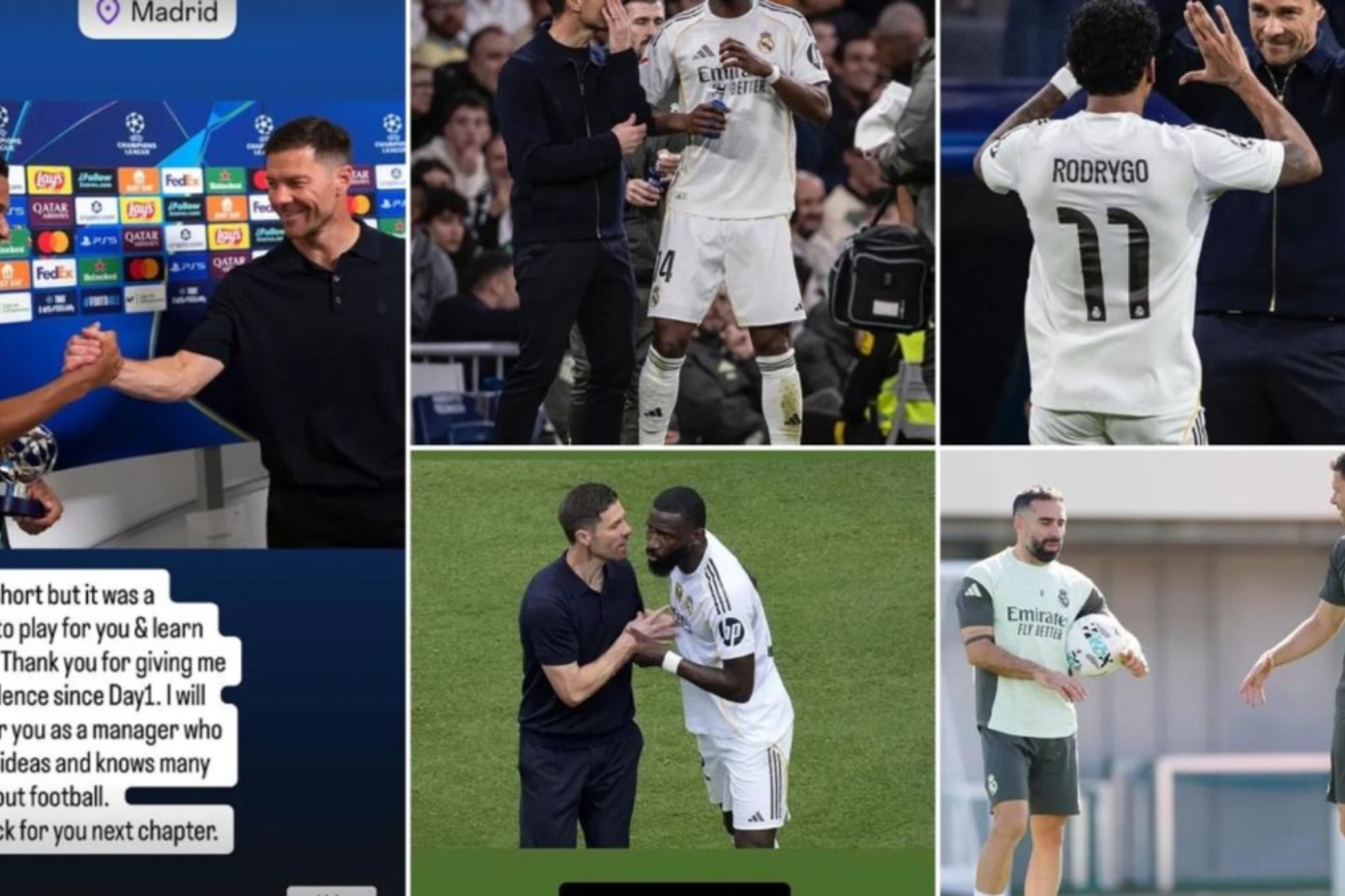 Mbappe, the first to thank Xabi Alonso... and the footballers who forgot