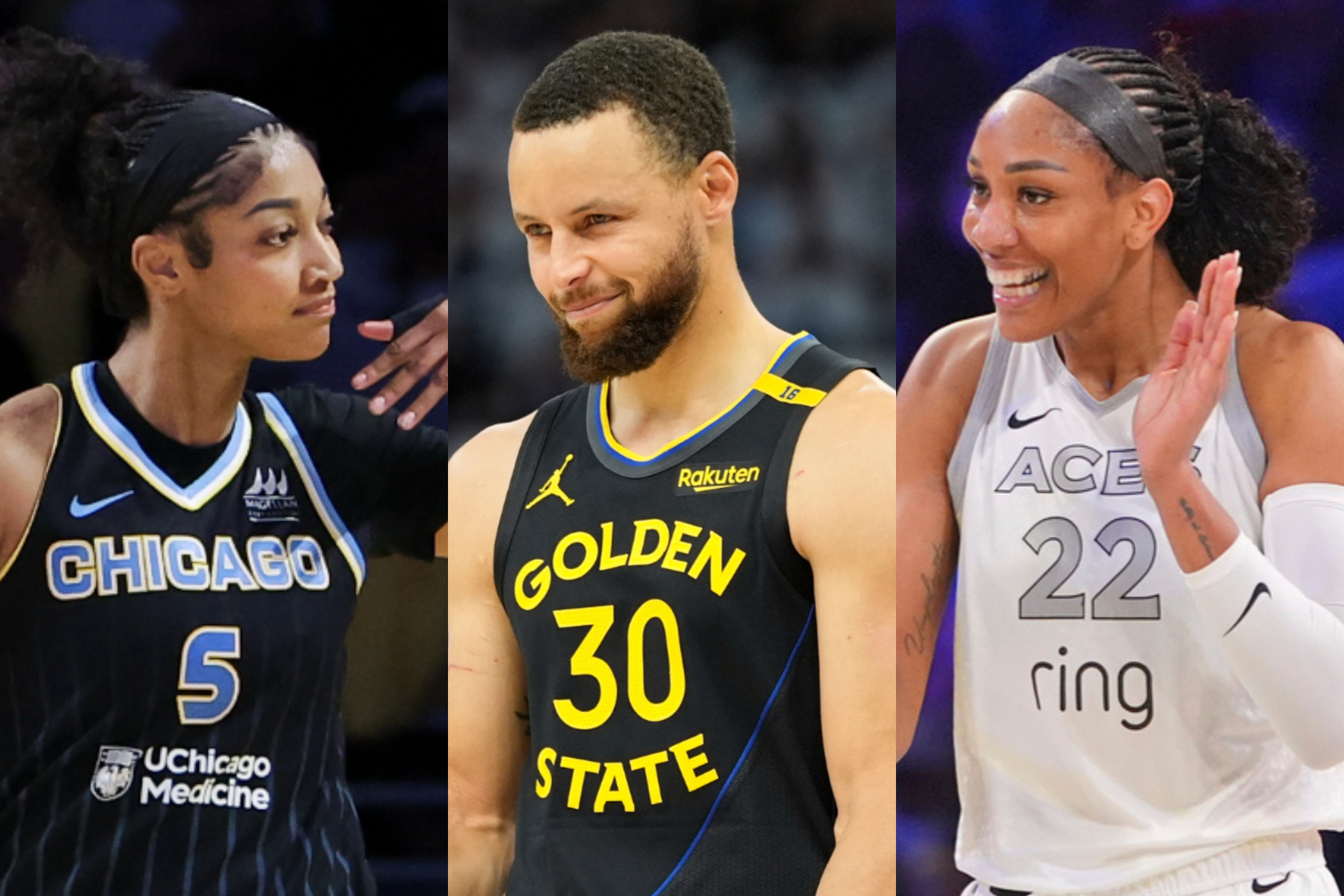 Angel Reese and Aja Wilson join Steph Currys team in his movie GOAT