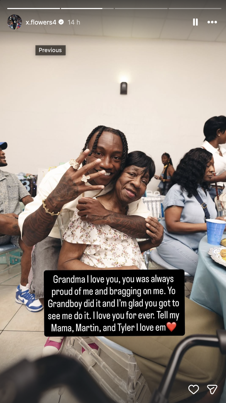 Zay Flowers shares emotional loss