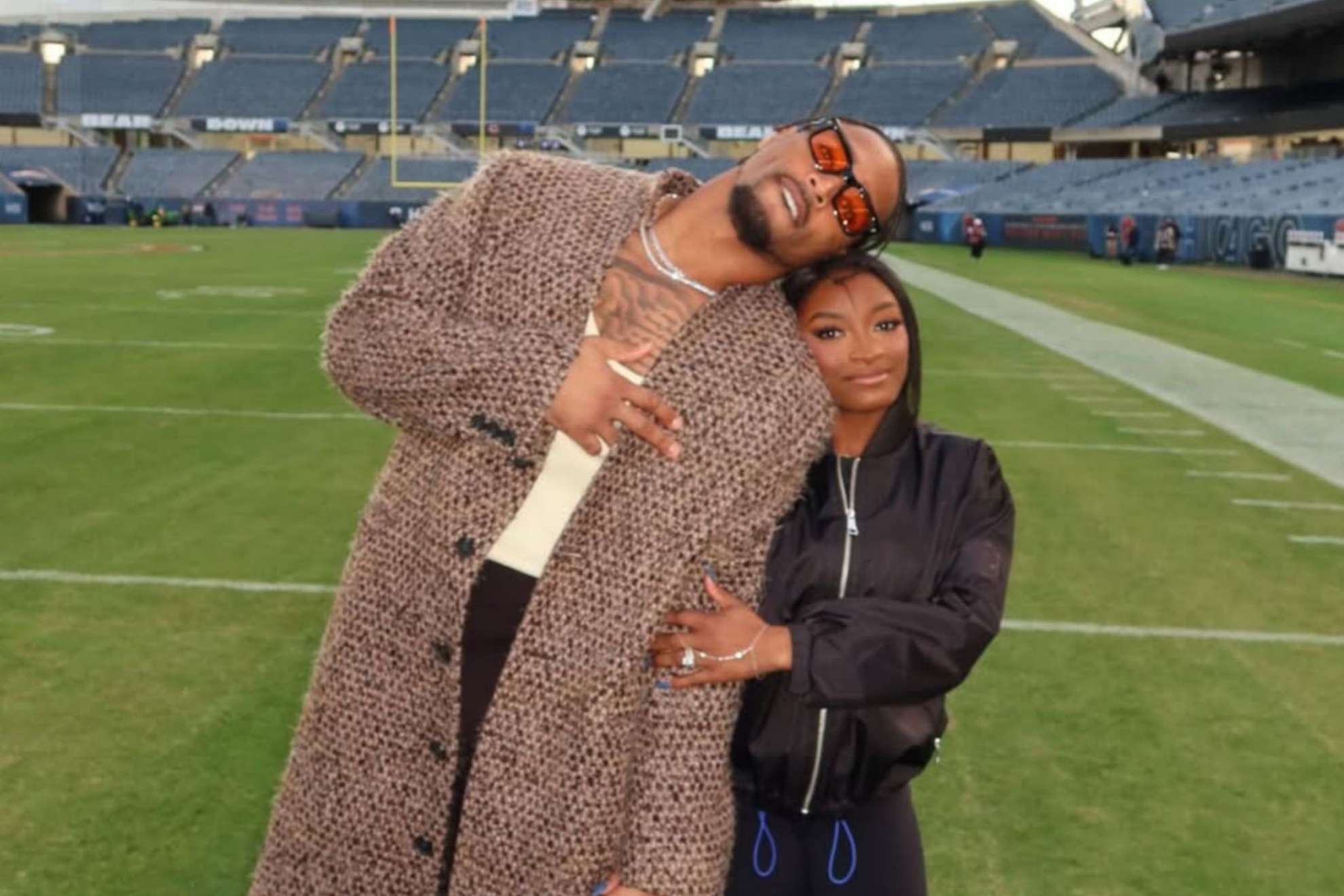 Jonathan Owens shows a moment from his routine