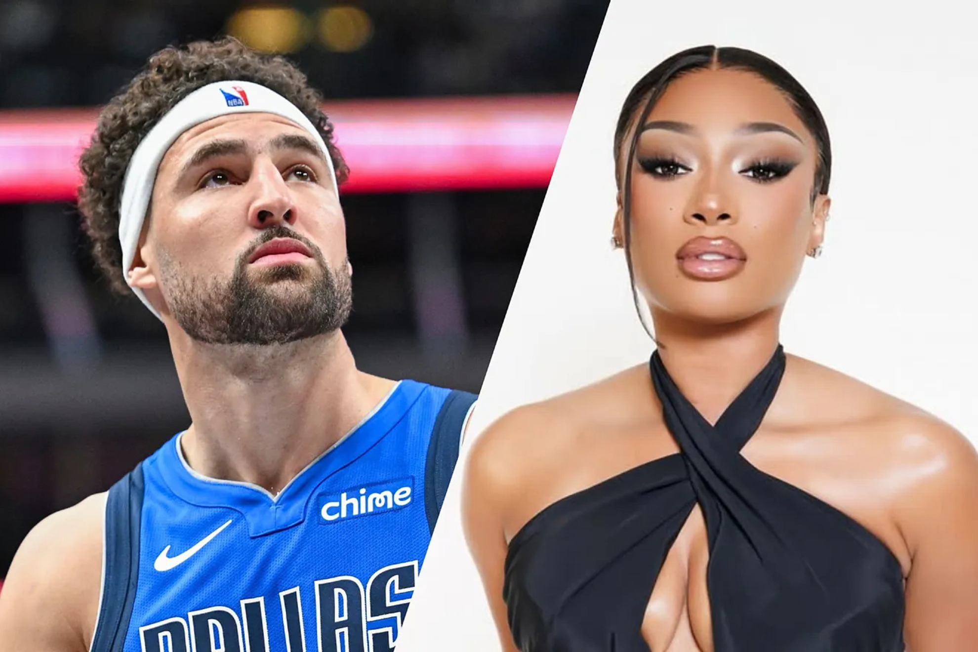 Klay Thompson and Megan Thee Stallion