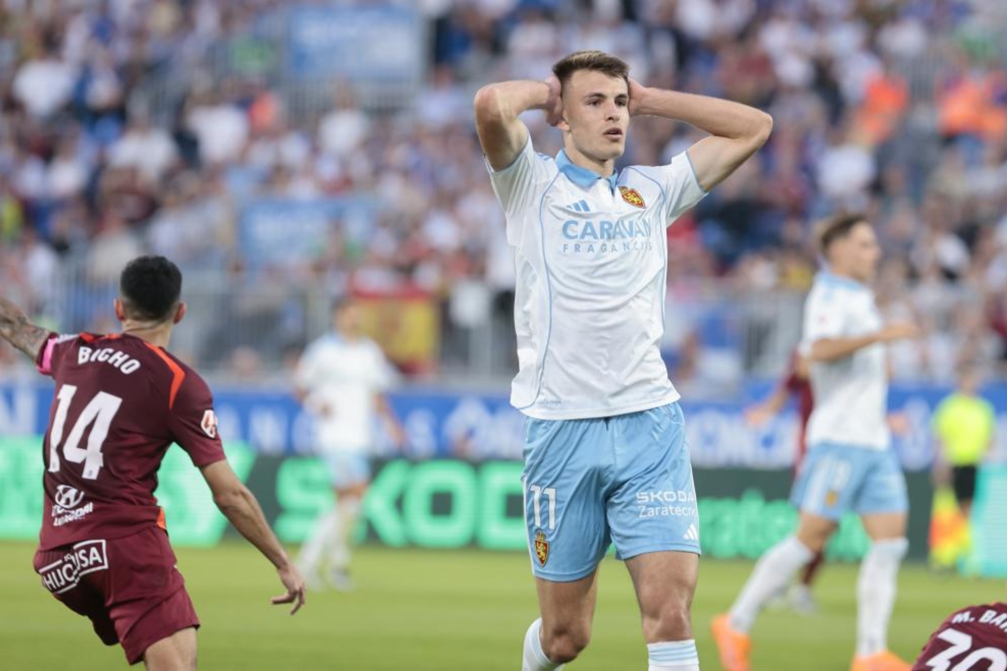 Bazdar, el único mundialista del Zaragoza, tiene su futuro en el aire