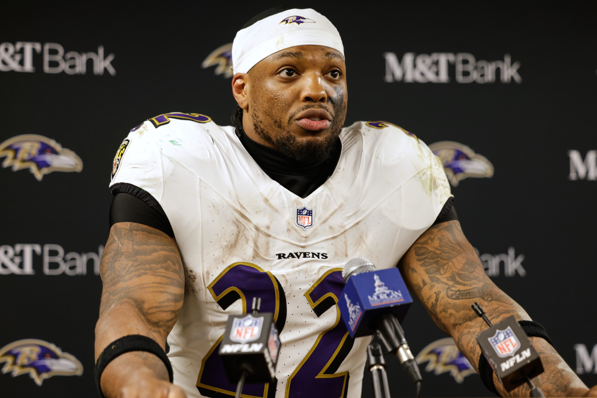 Baltimore Ravens running back Derrick Henry has quashed retirement talk