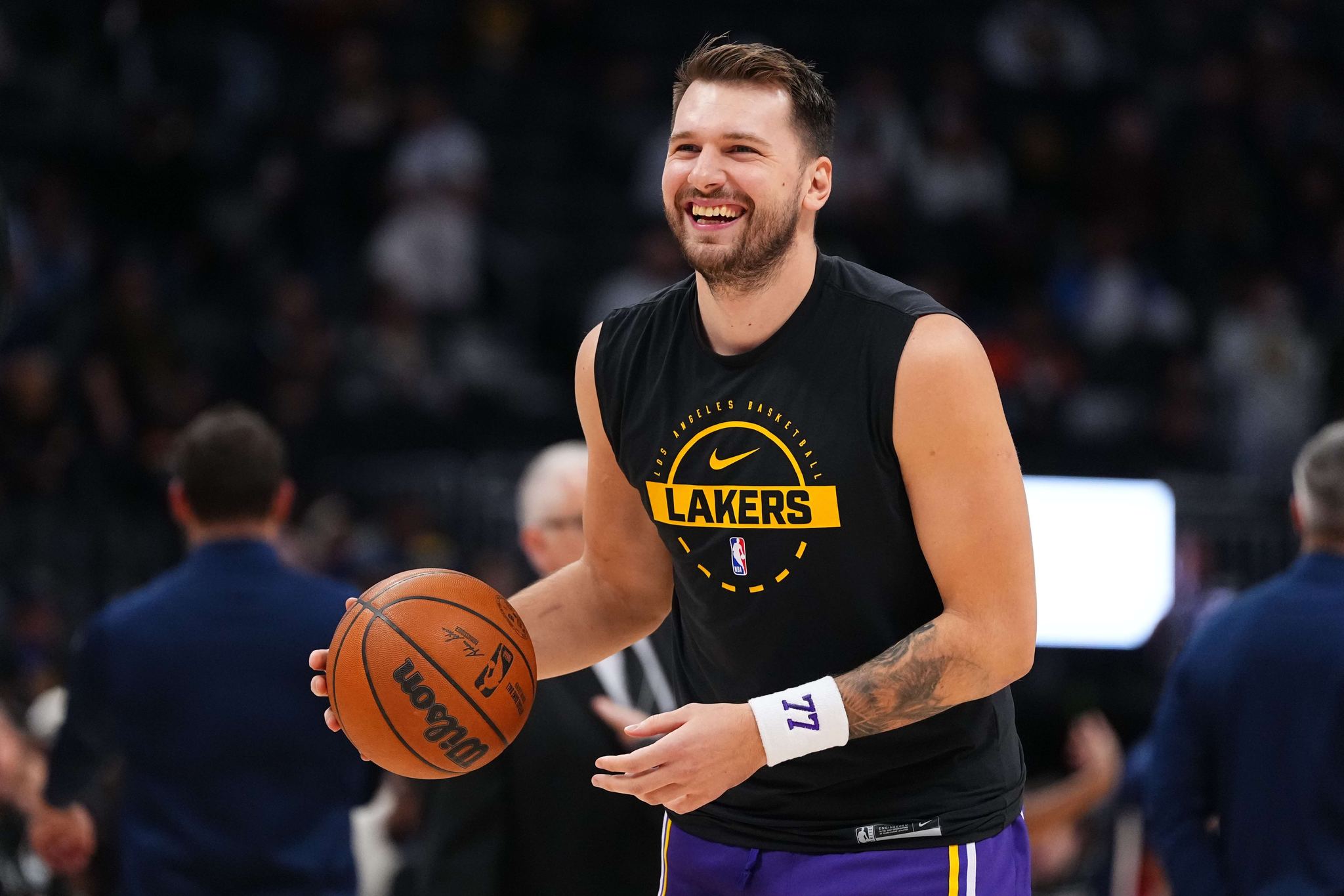 Los Angeles Lakers forward Luka Doncic was linked to Kim Kardashian, but the rumors were false