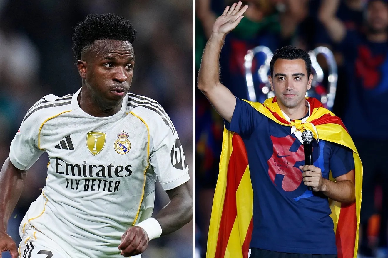 Real Madrids Vinicius Junior during the Spanish La Liga soccer match.