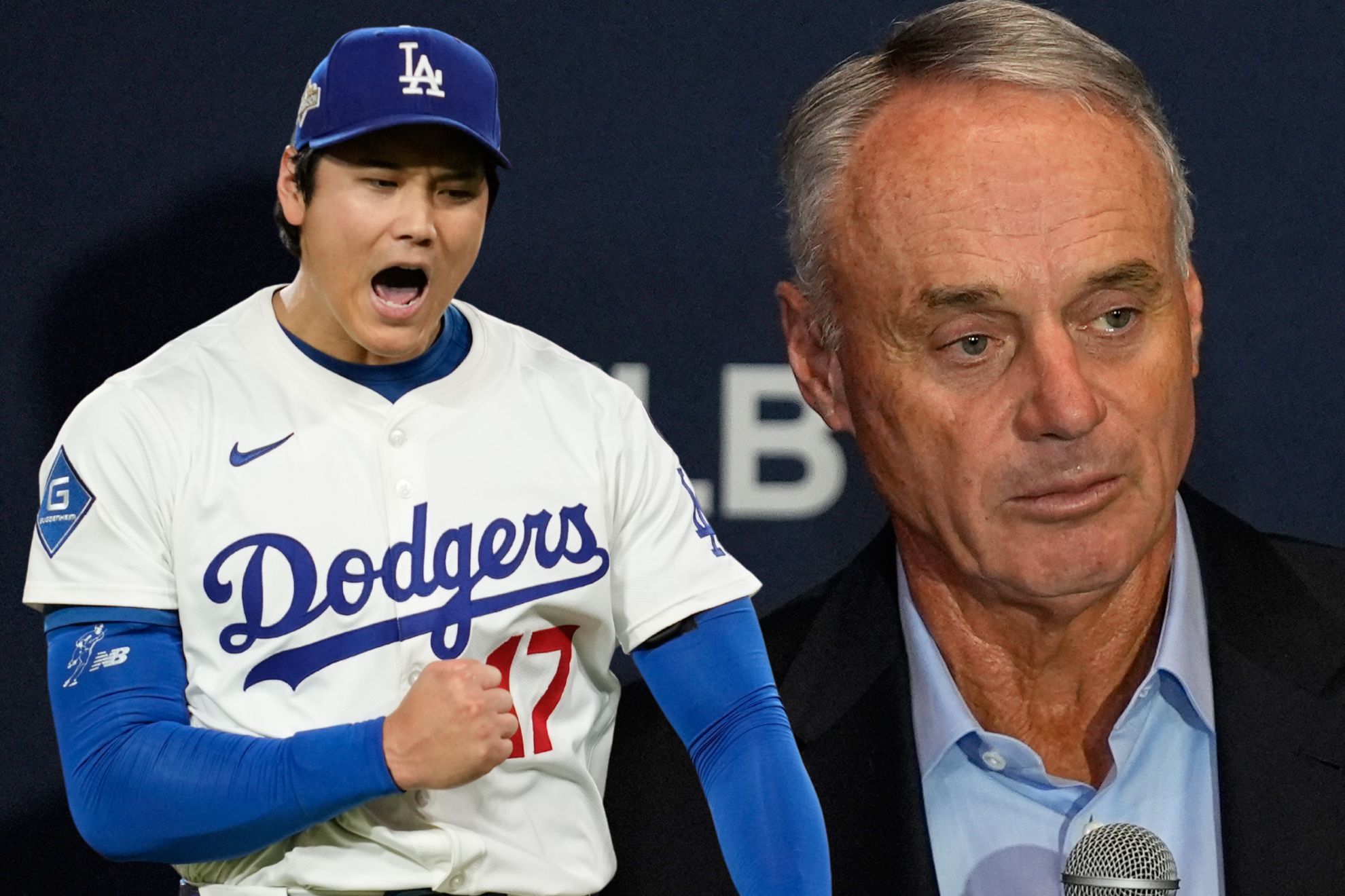 Shohei Ohtani & Rob Manfred - MLB