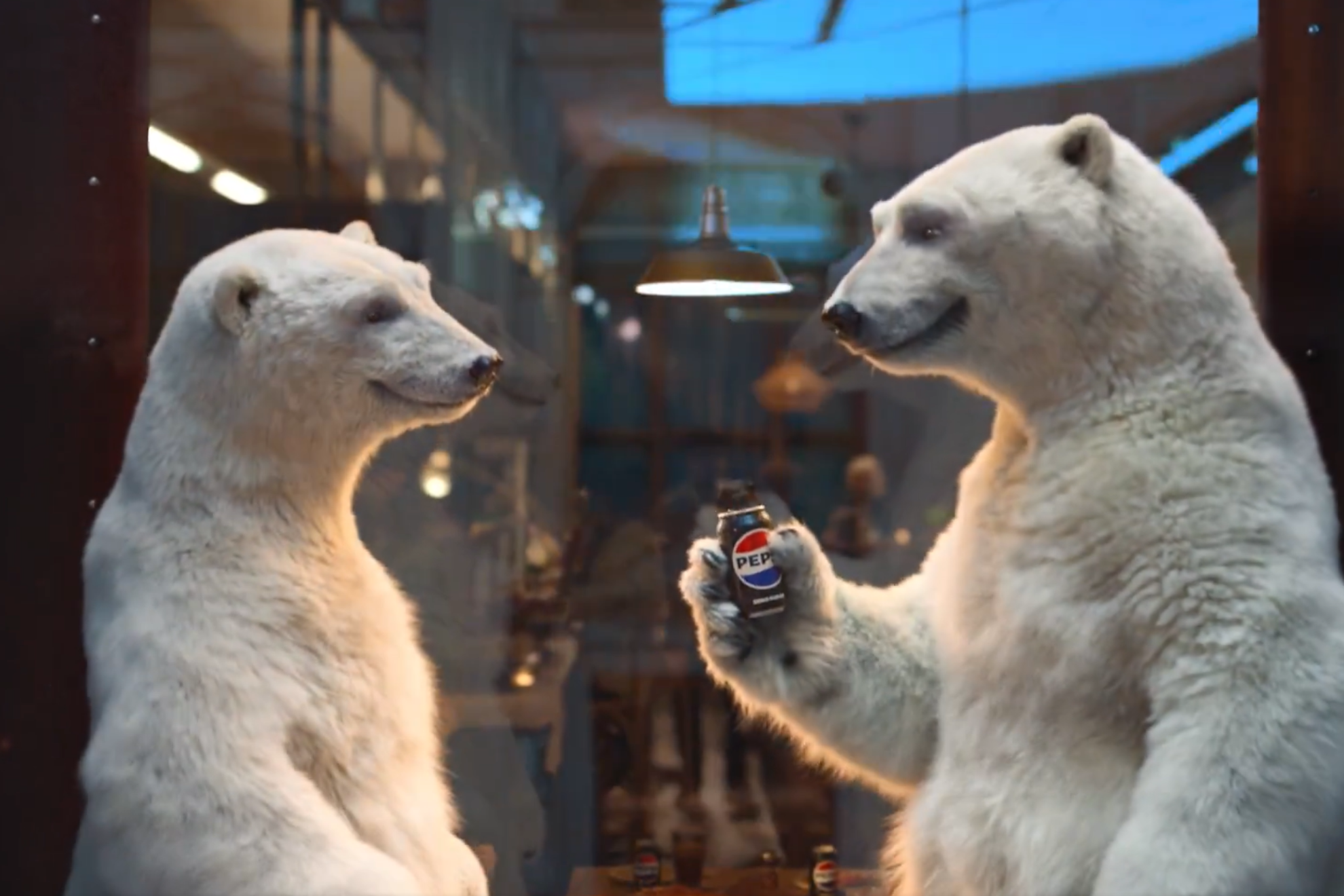 Pepsis Polar Bear commercial has poked fun at Coca-Cola and Coldplay