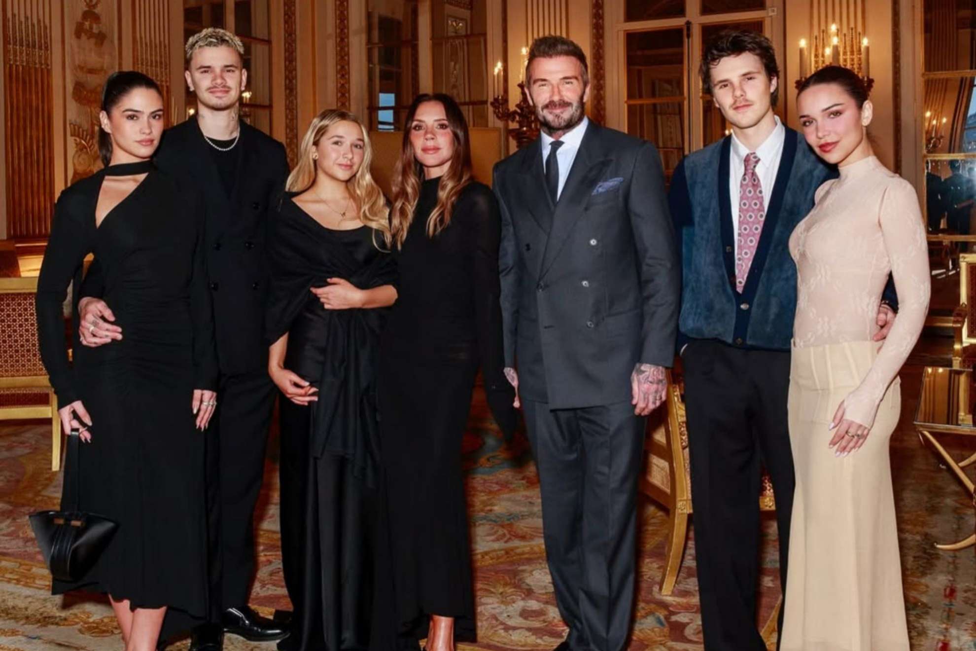 Her family (minus Brooklyn and Nicola) were there to support her