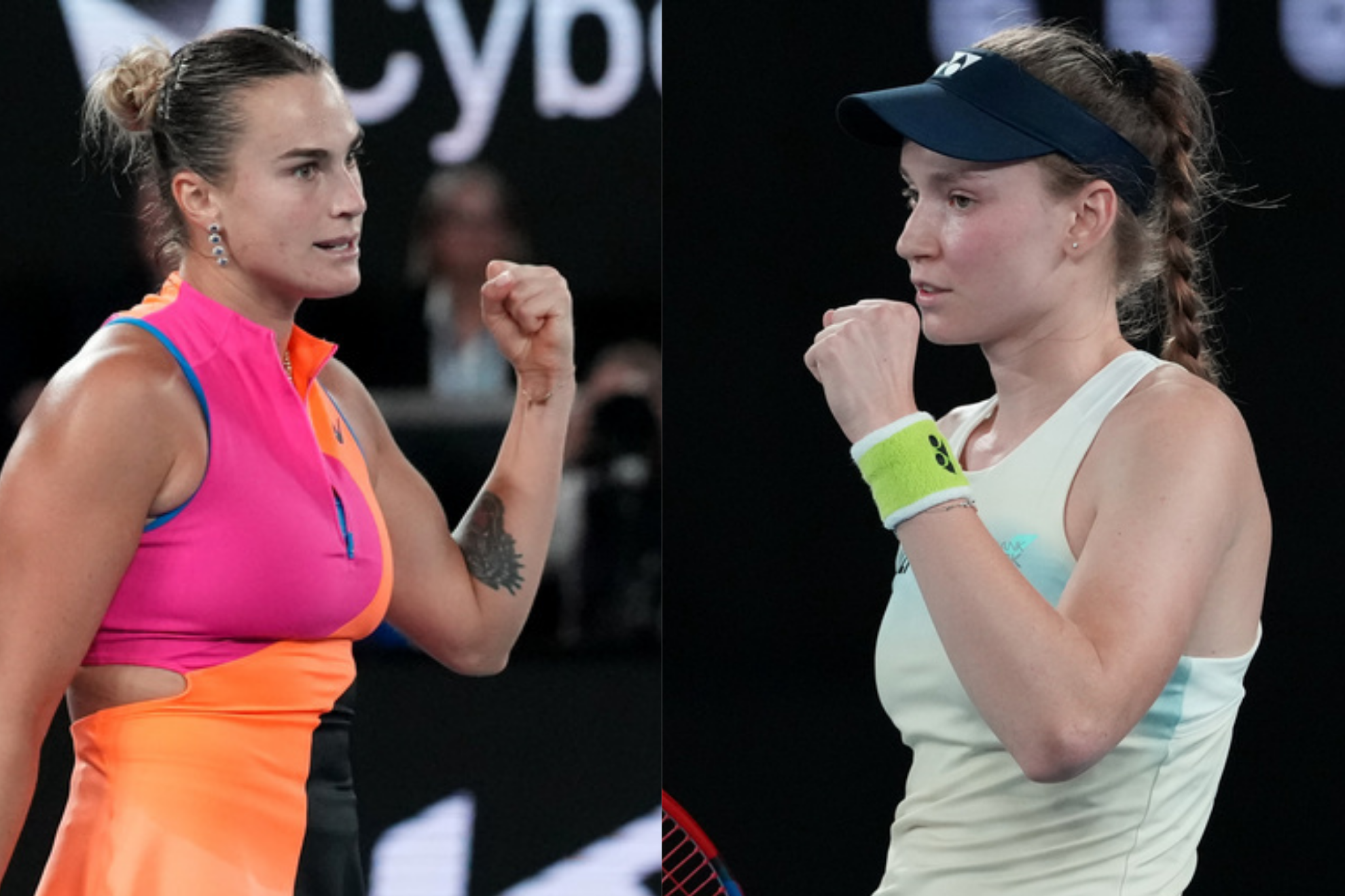 Aryna Sabalenka vs Elena Rybakina in the Australian Open 2026 Final