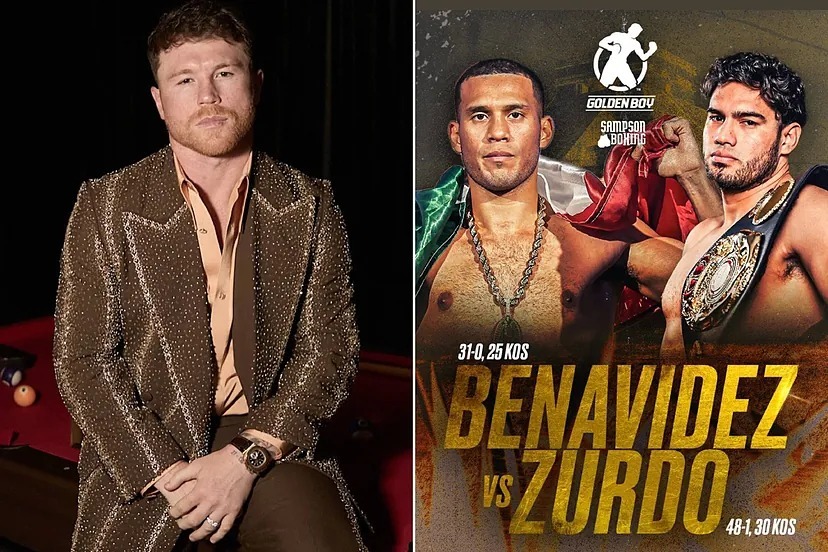 Canelo �lvarez avoids the topic of Benavidezs fight by fighting on his May date.