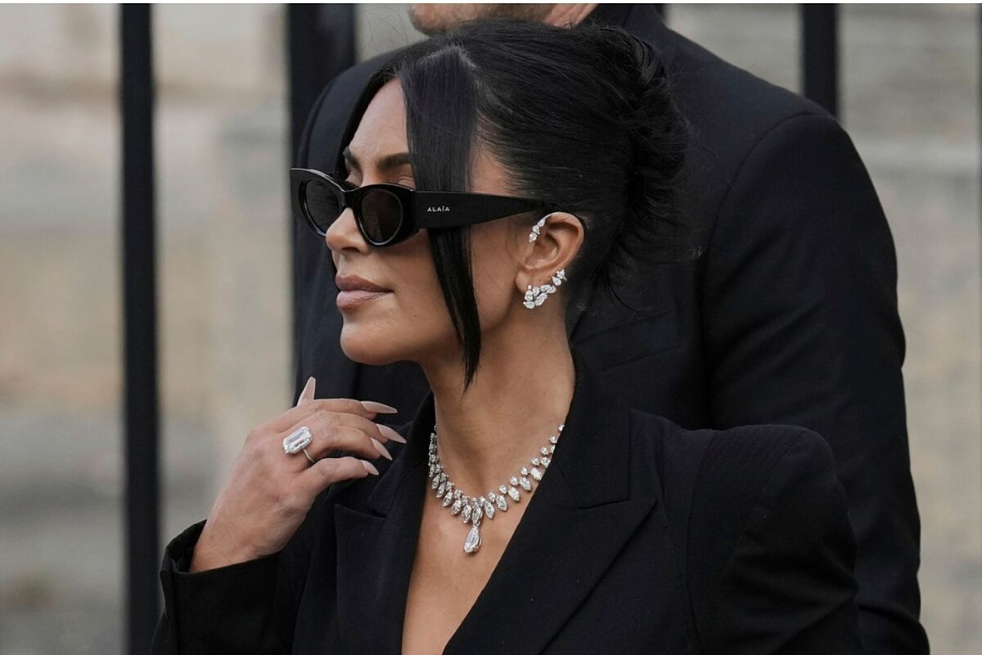 The look of Kim Kardashian with which she would have driven Lewis Hamilton crazy on her trip to Paris