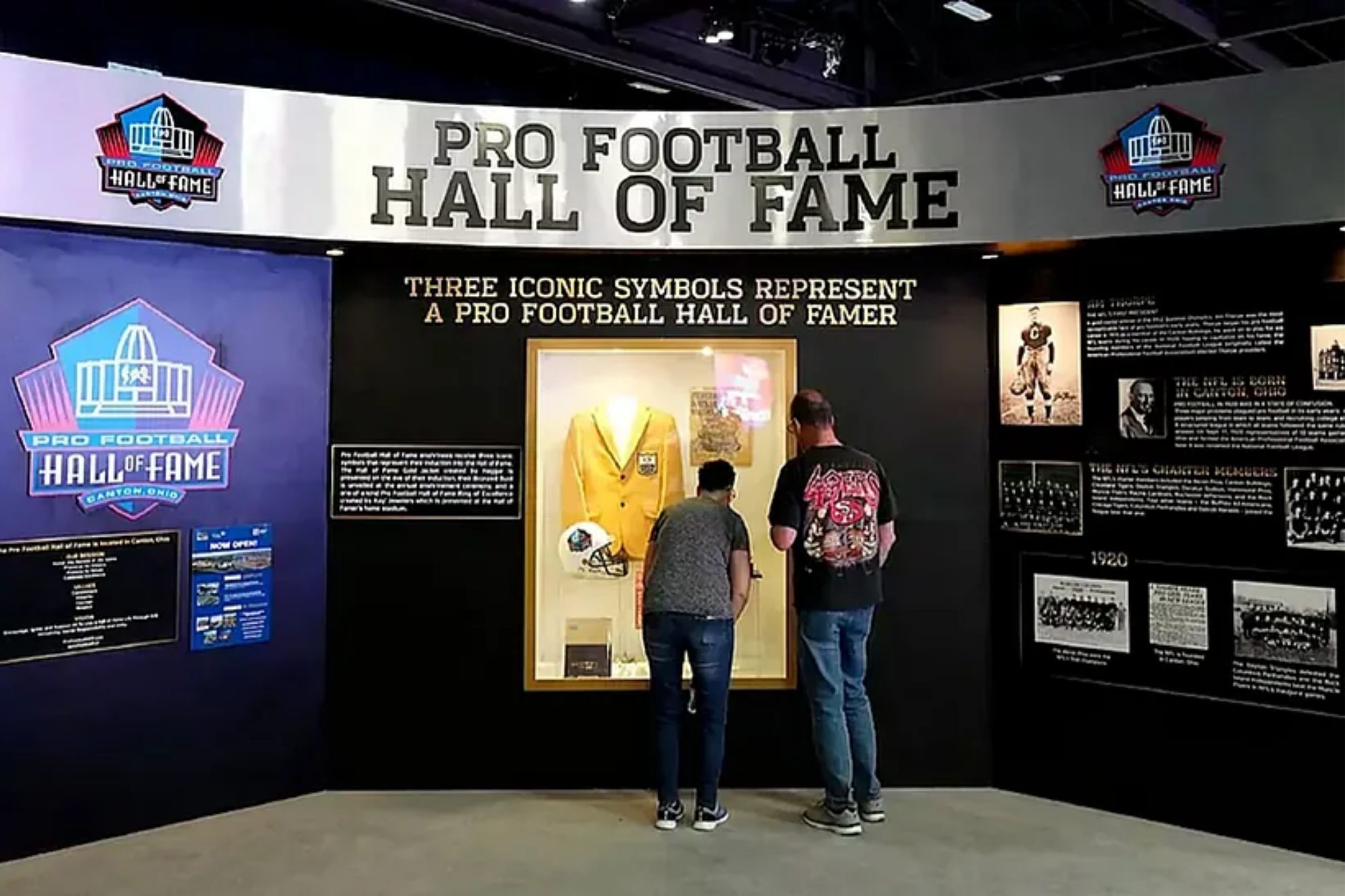 The Pro Football Hall of Fame recognizes the games most iconic figures