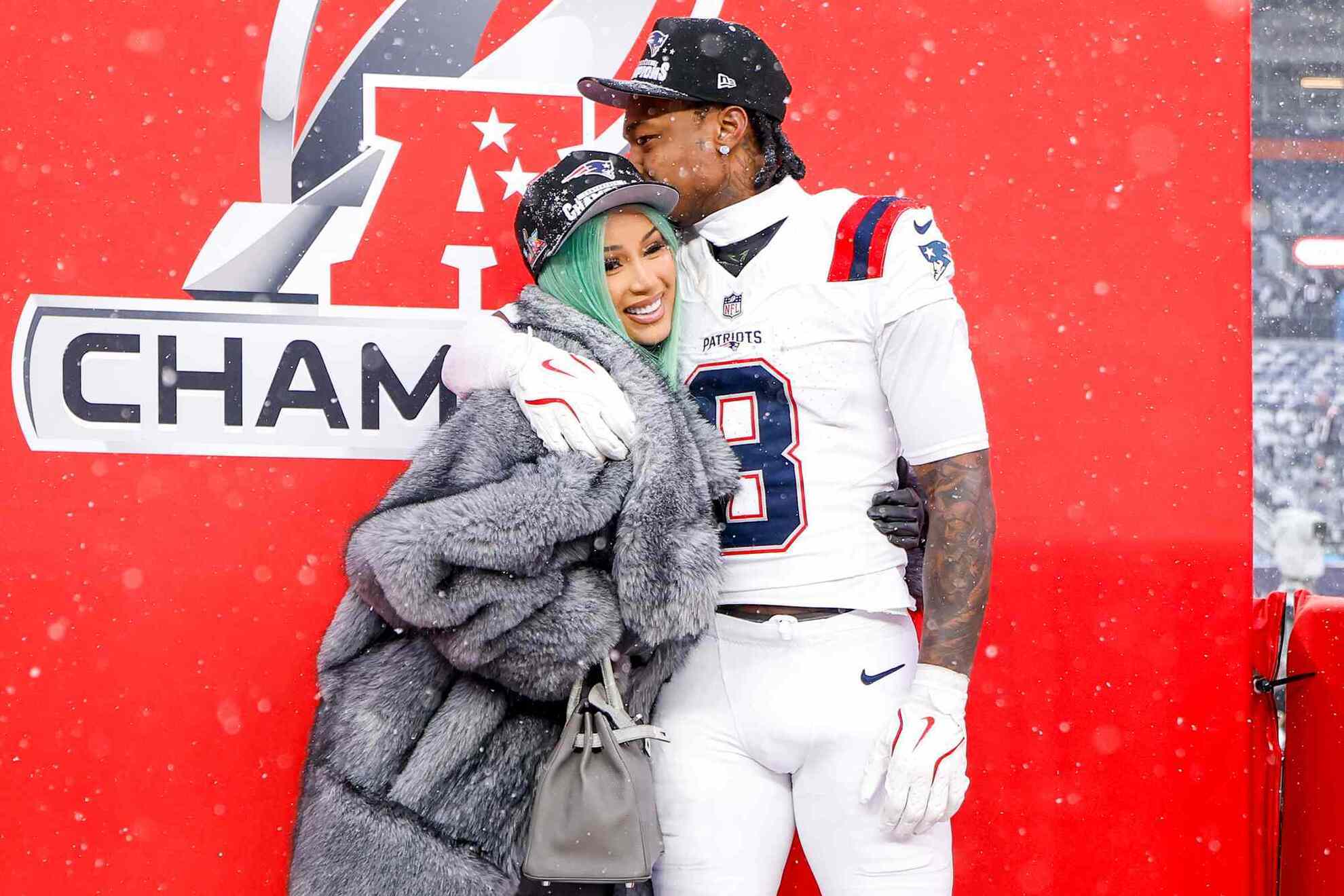 How much did Cardi B spend at the Super Bowl to cheer on Stefon Diggs